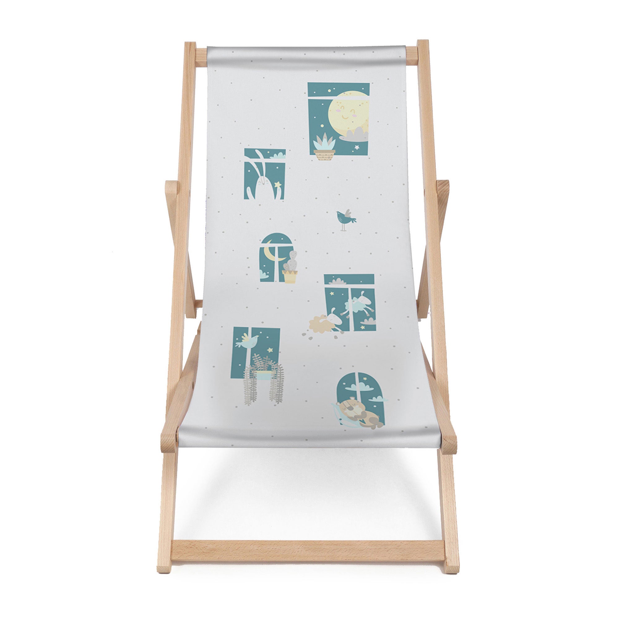 Leżak drewniany Windows-M
