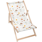 Wooden Deck Chair Autumn Mushroom-M