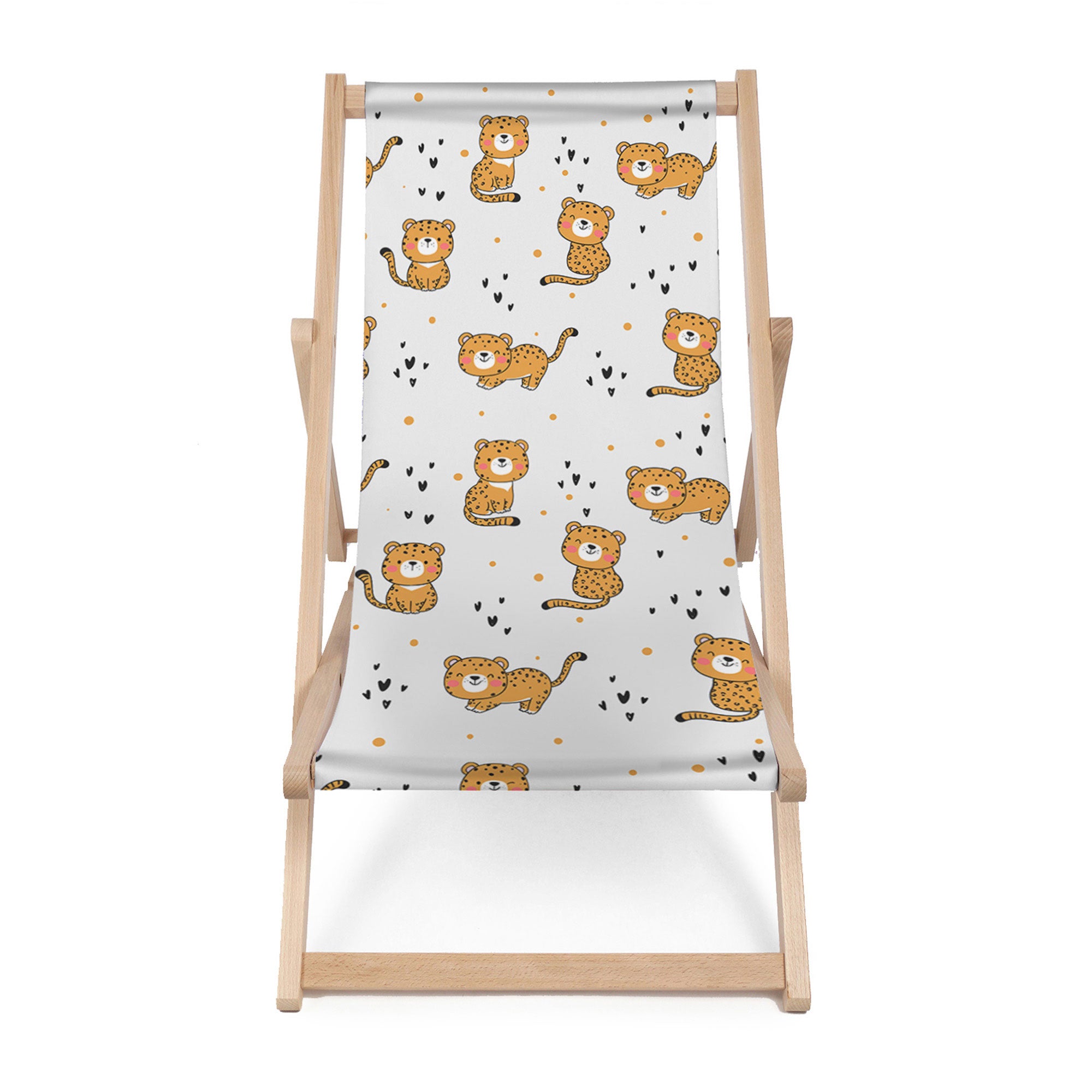Leżak drewniany Baby Tiger-M