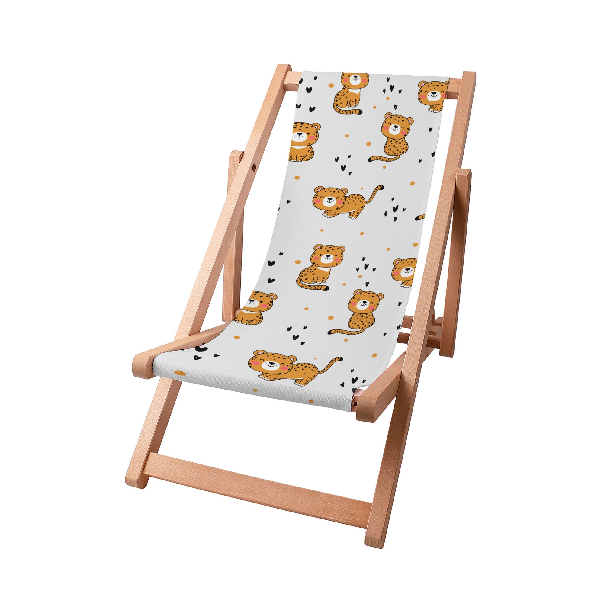 Leżak drewniany Baby Tiger-S
