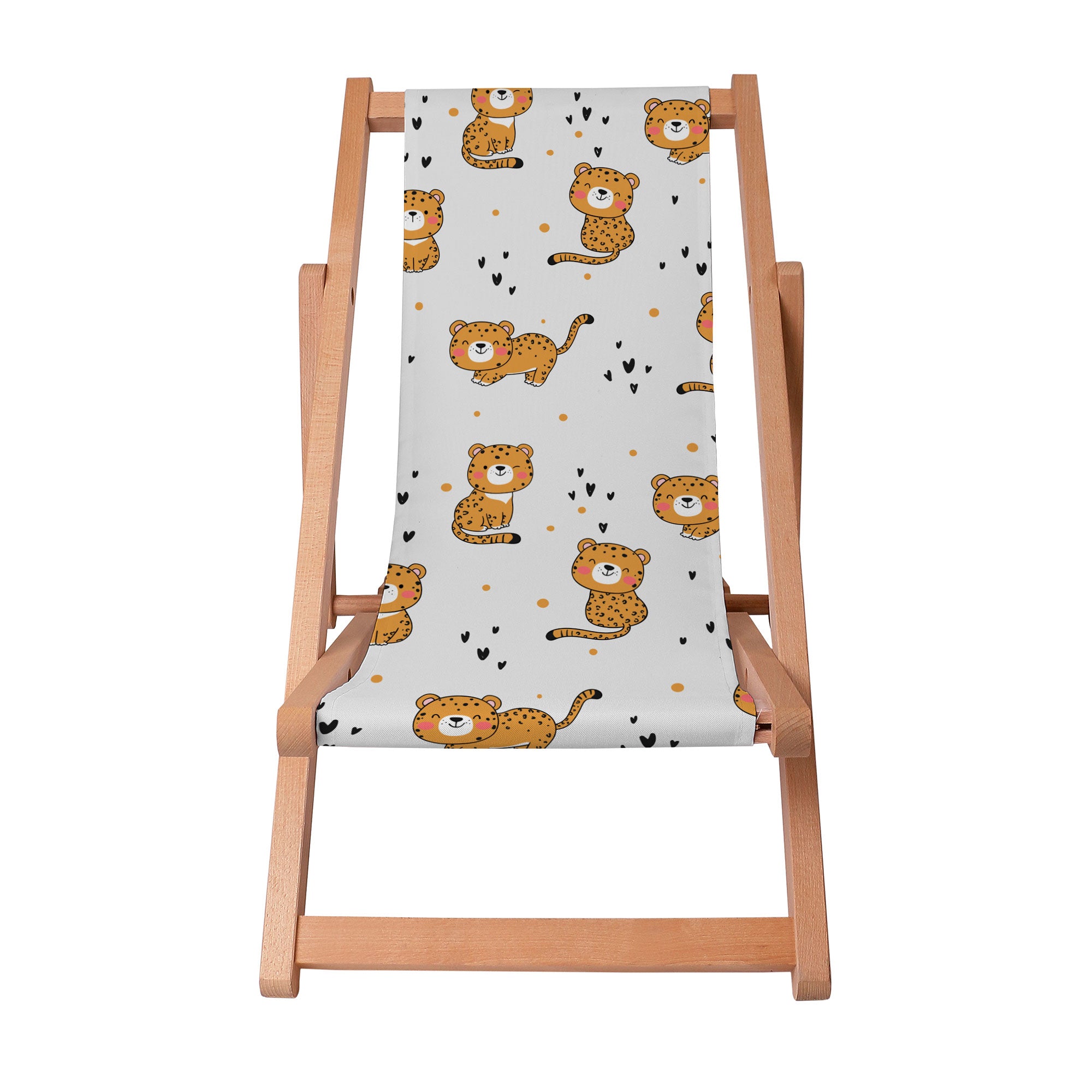 Leżak drewniany Baby Tiger