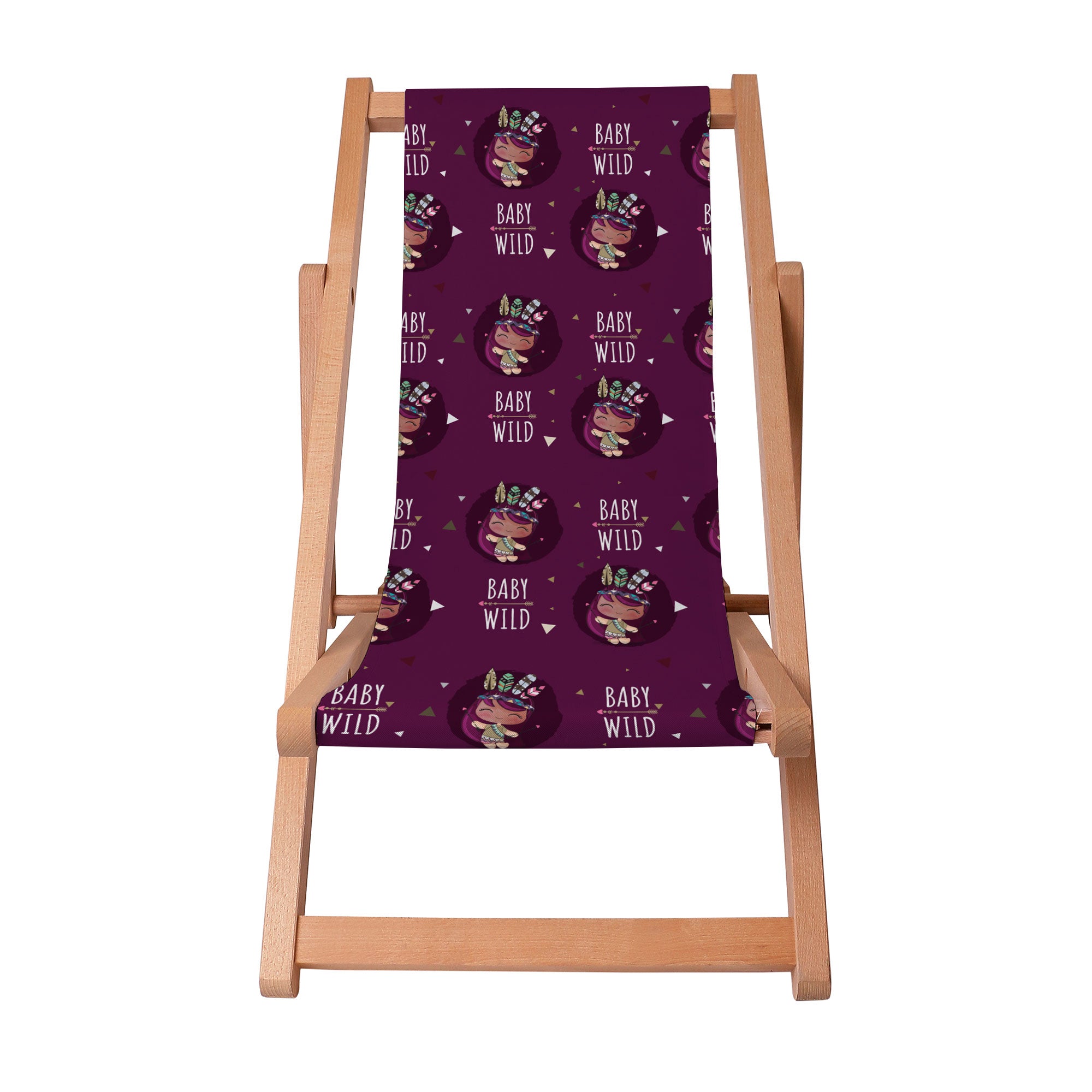 Leżak drewniany Baby Wild-S