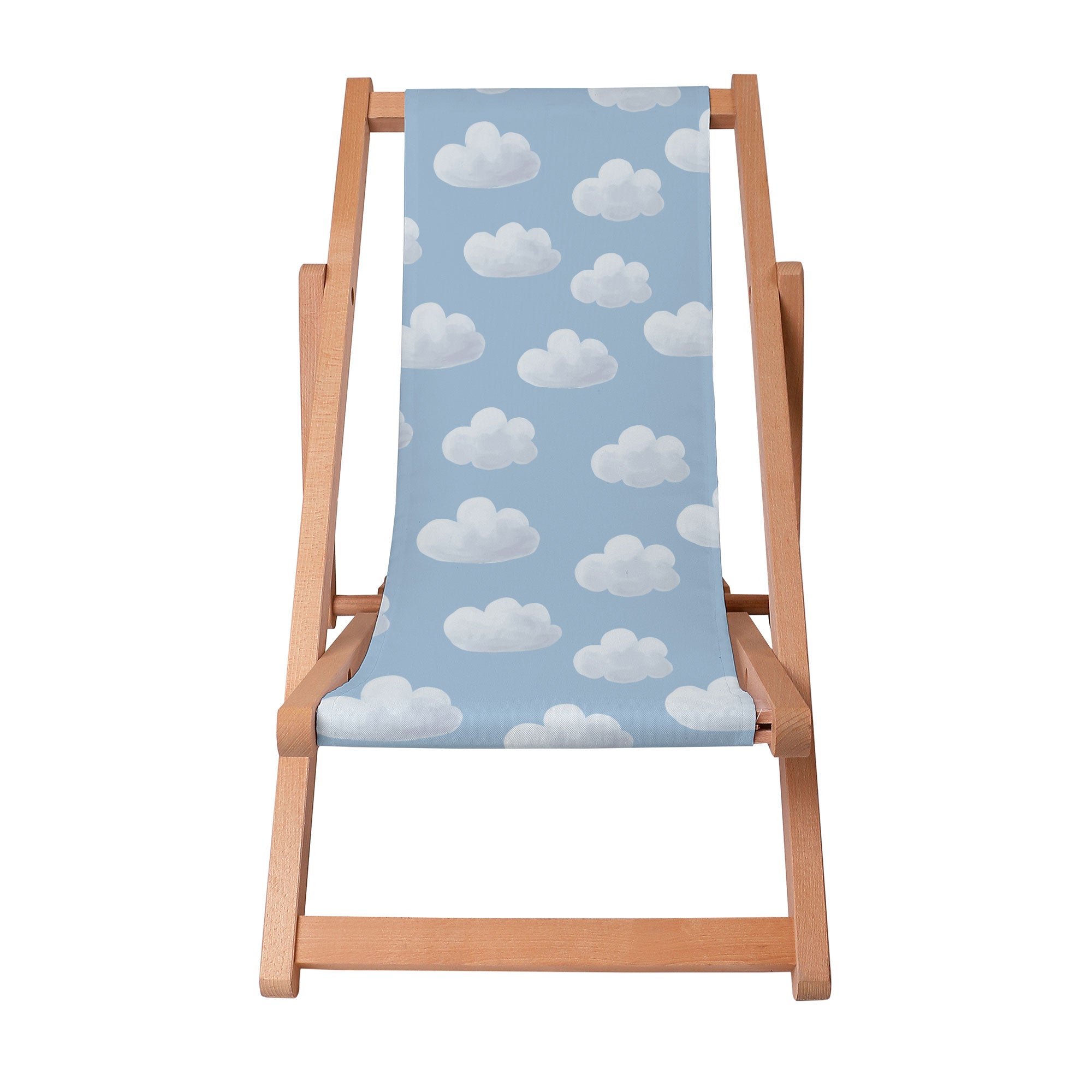Leżak drewniany Blue Clouds