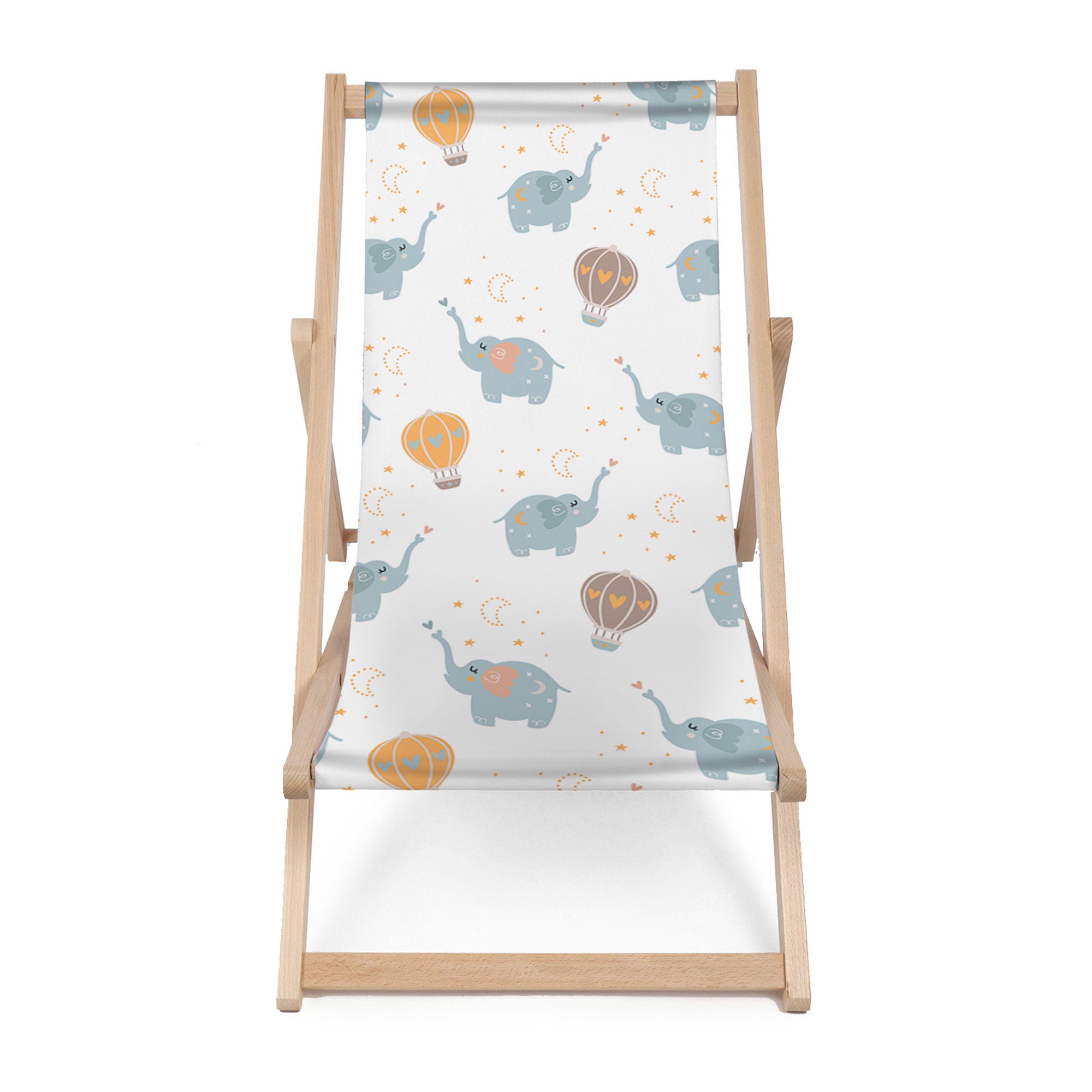 Leżak drewniany Blue Elephant-M