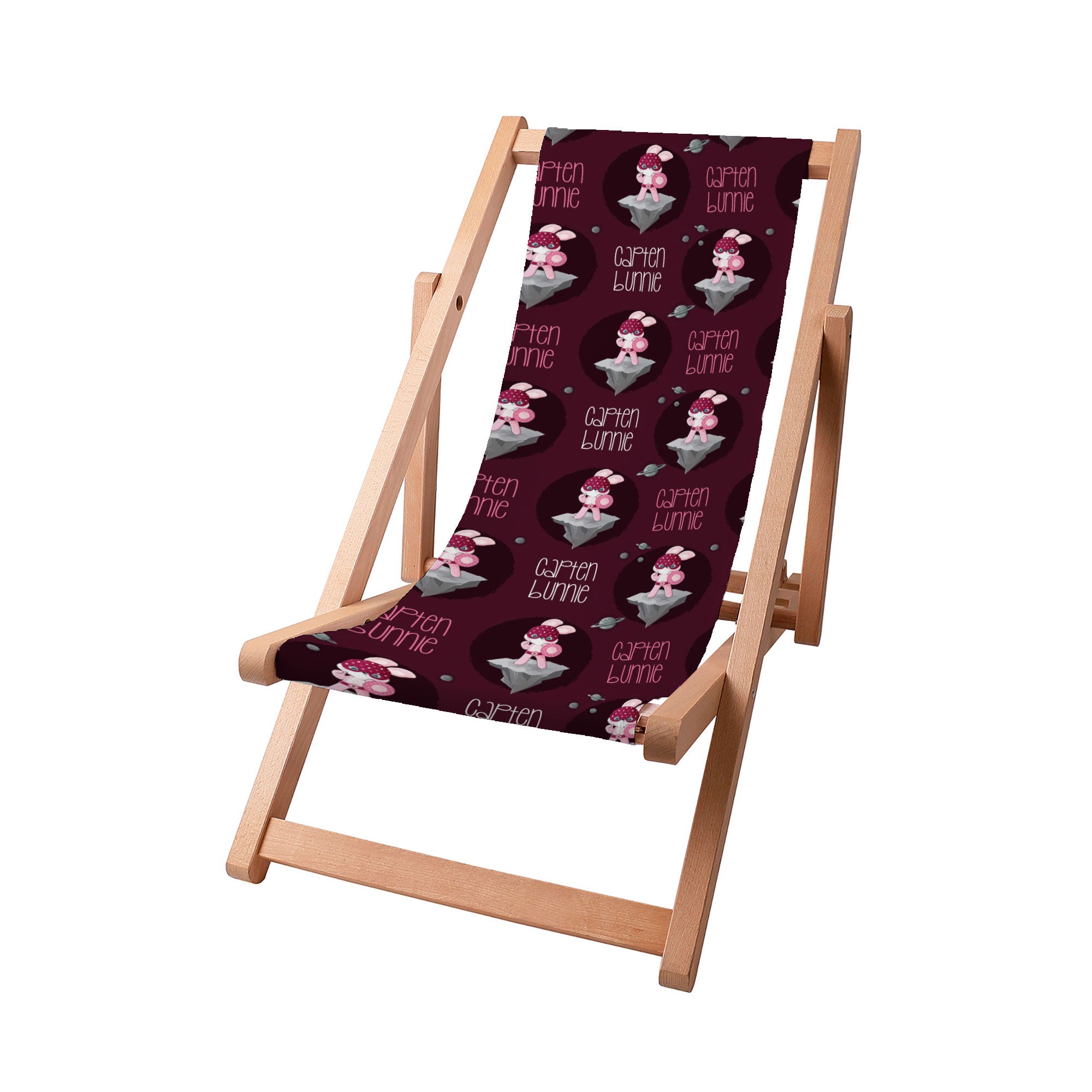 Wooden Deck Chair Captain Bunny-S