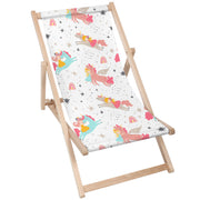 Leżak drewniany Unicorn Princess-M