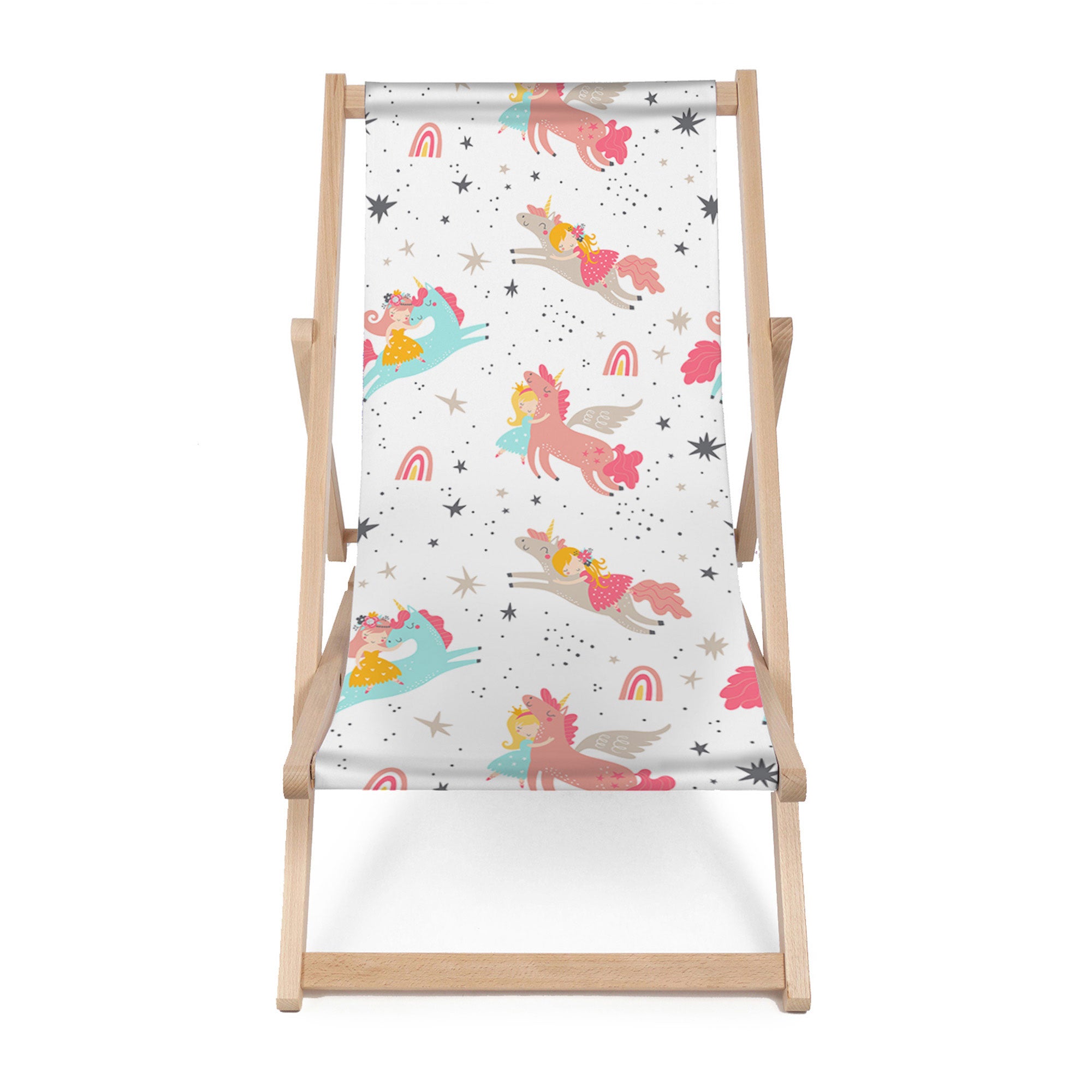 Leżak drewniany Unicorn Princess-M