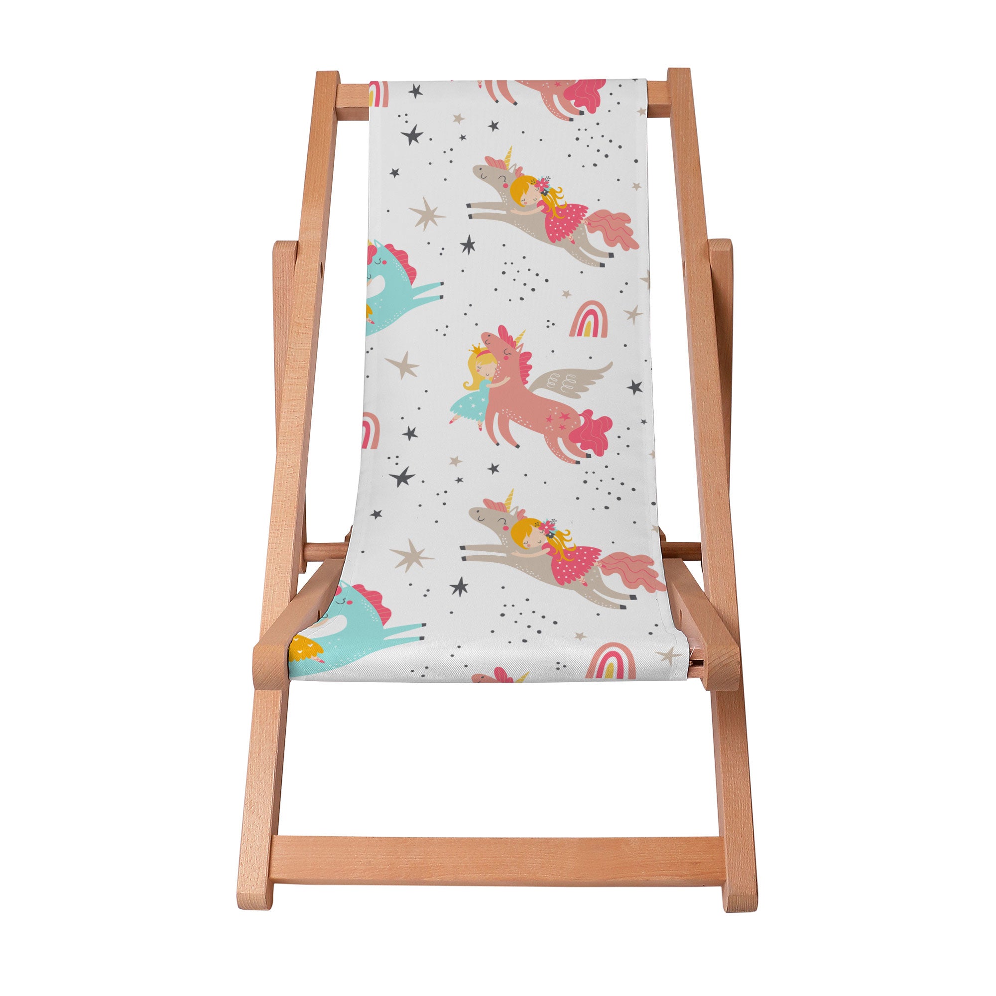 Leżak drewniany Unicorn Princess-S