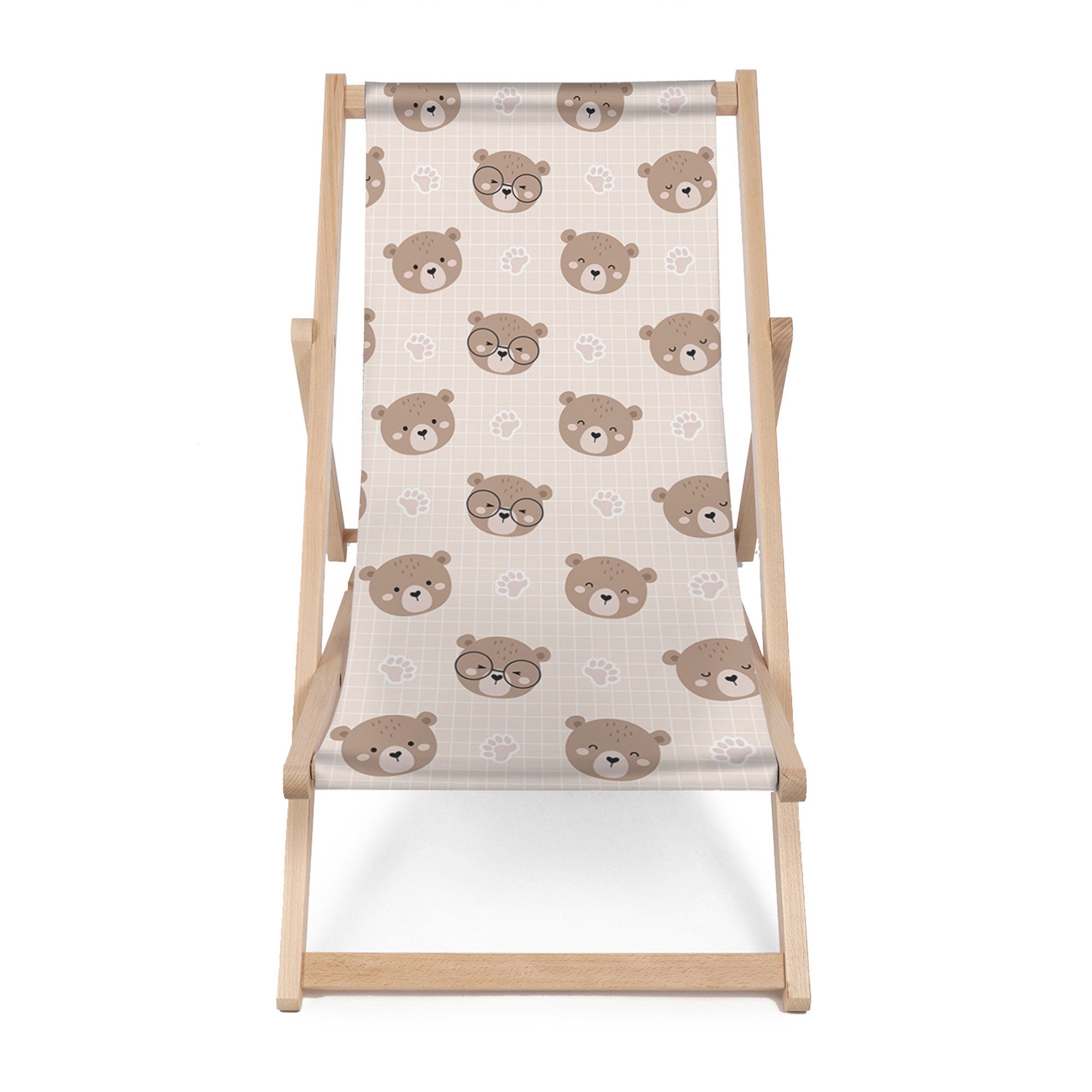 Holzliegestuhl Cute Bear-M