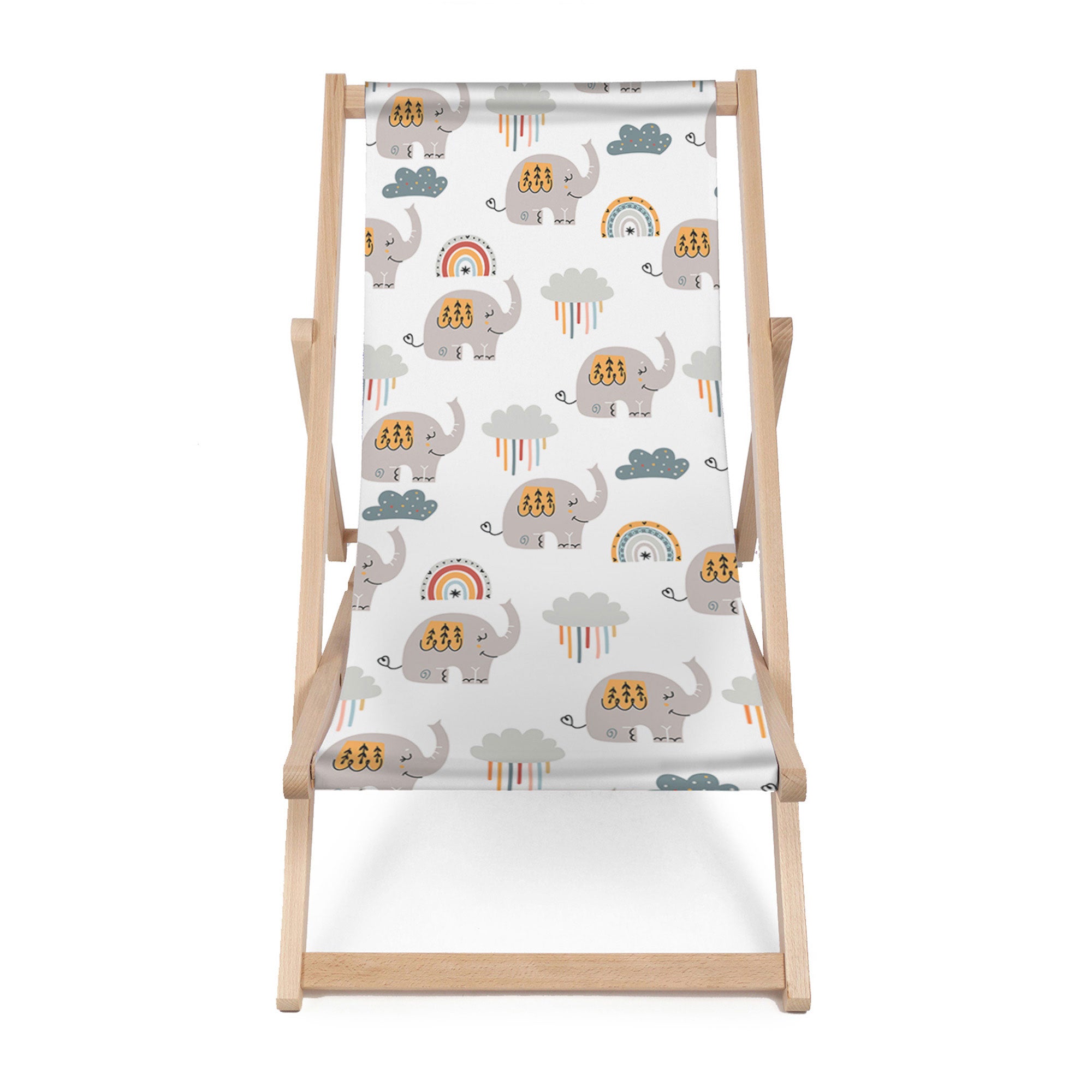 Leżak drewniany Grey Elephant-M