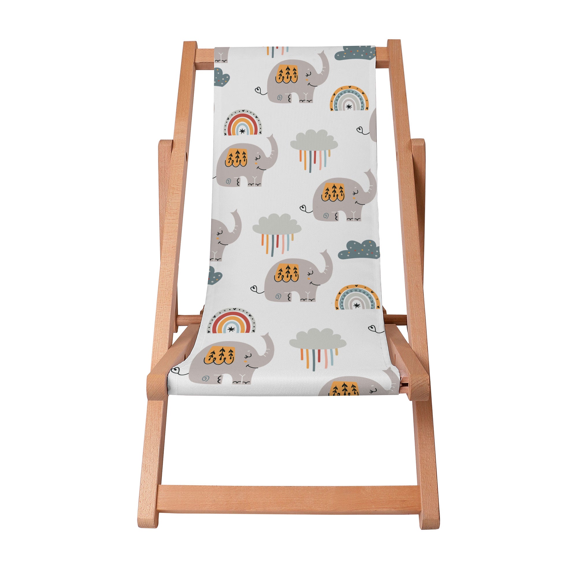 Leżak drewniany Grey Elephant-S