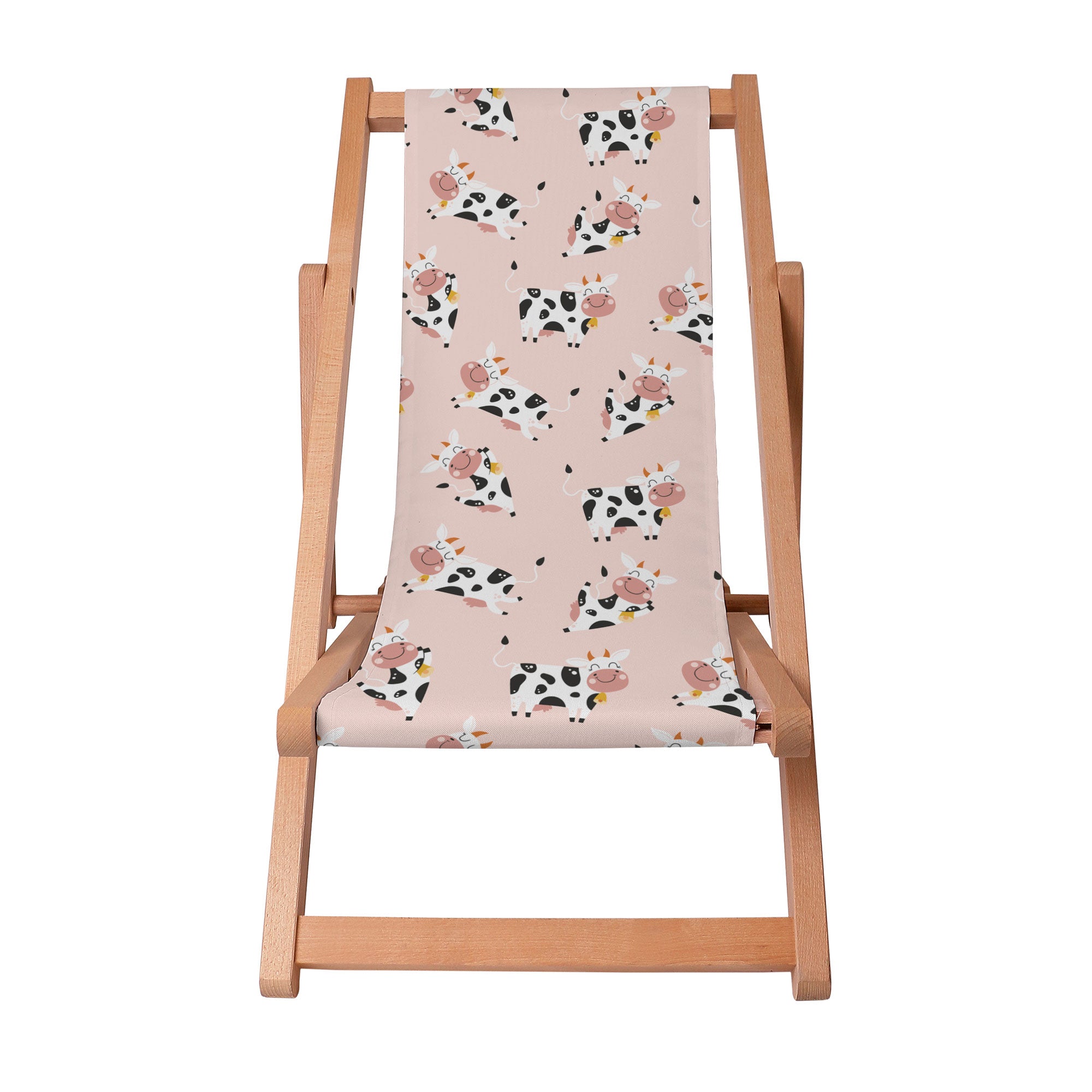Leżak drewniany Happy Cow-S