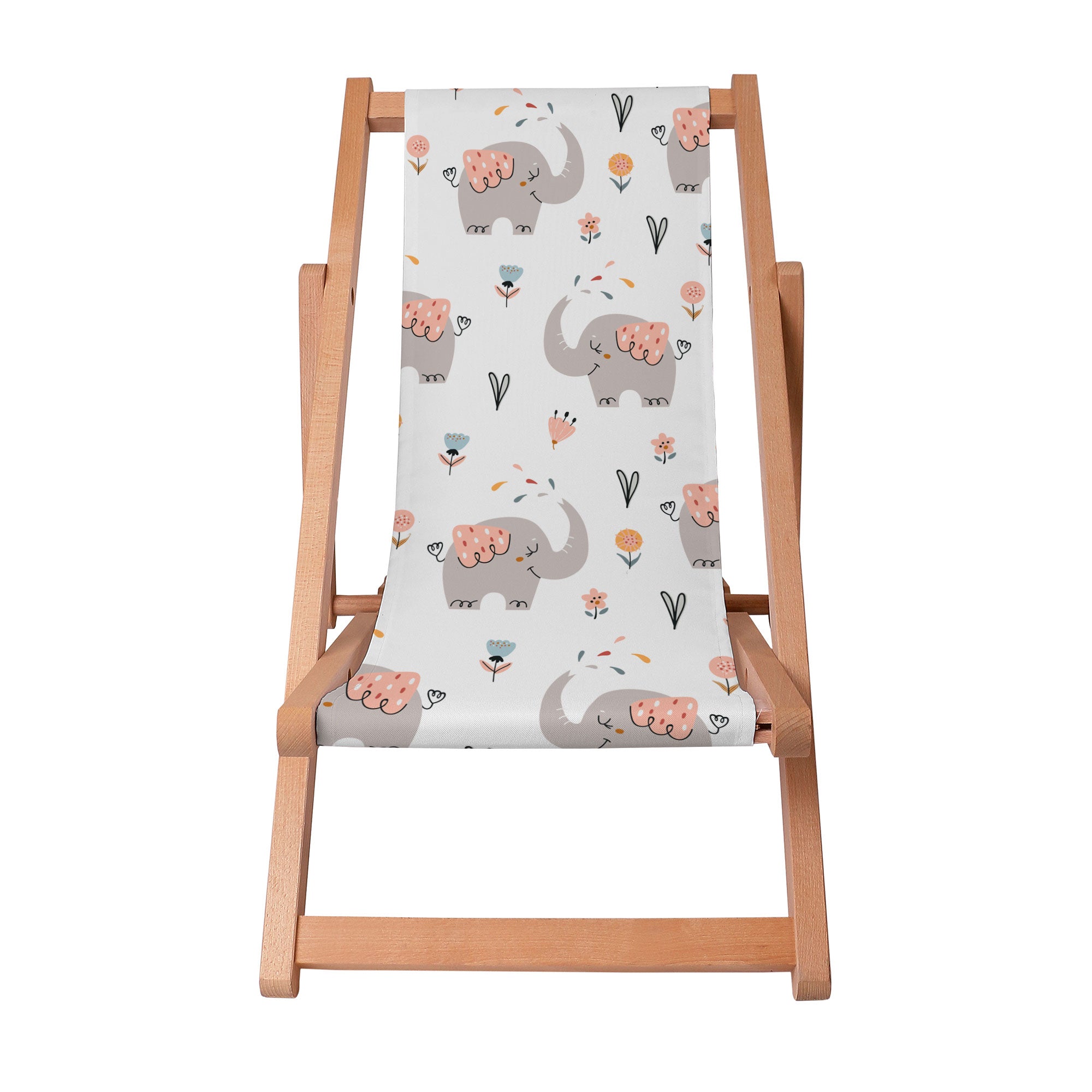 Leżak drewniany Happy Elephant-S