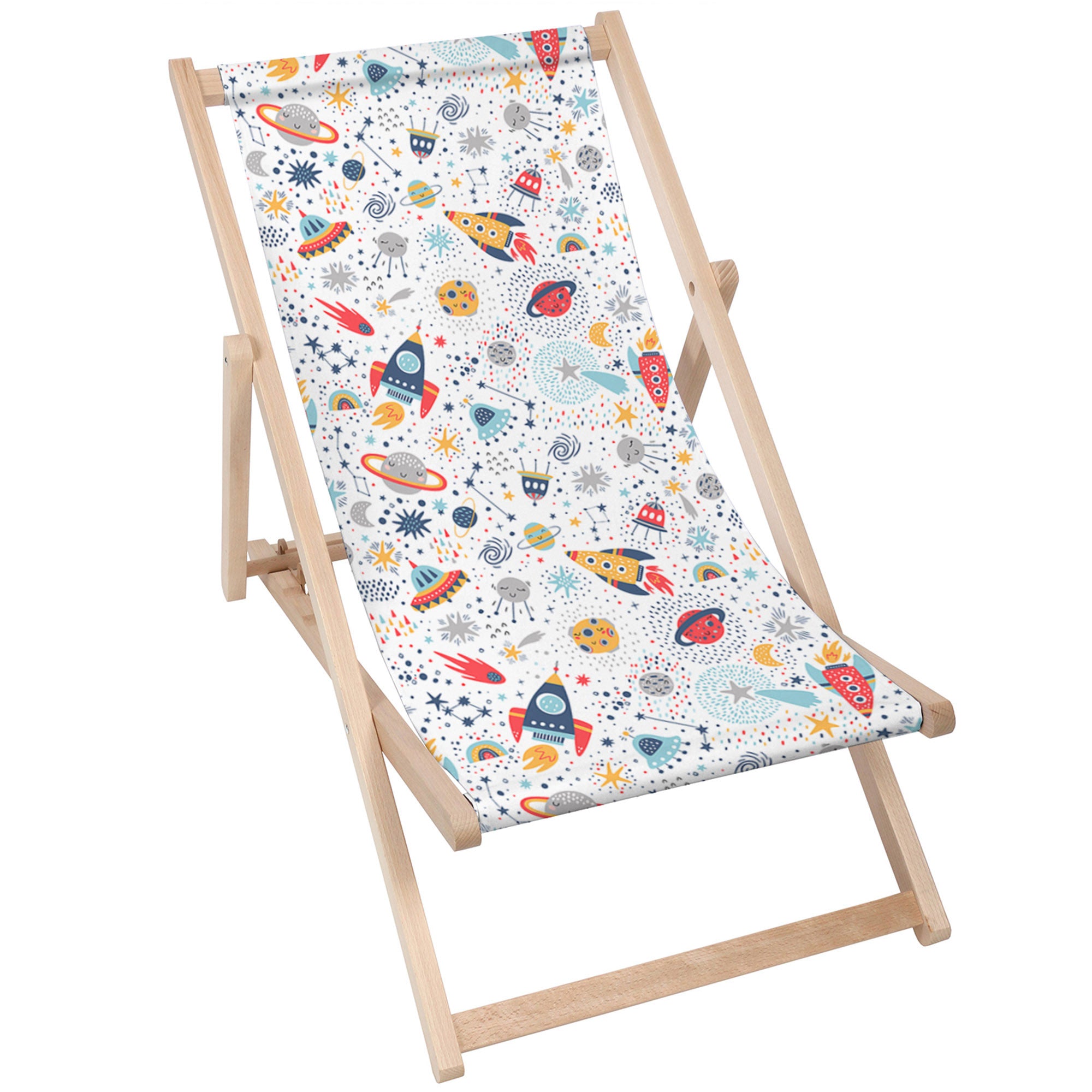 Leżak drewniany Its Fun in the Space-M