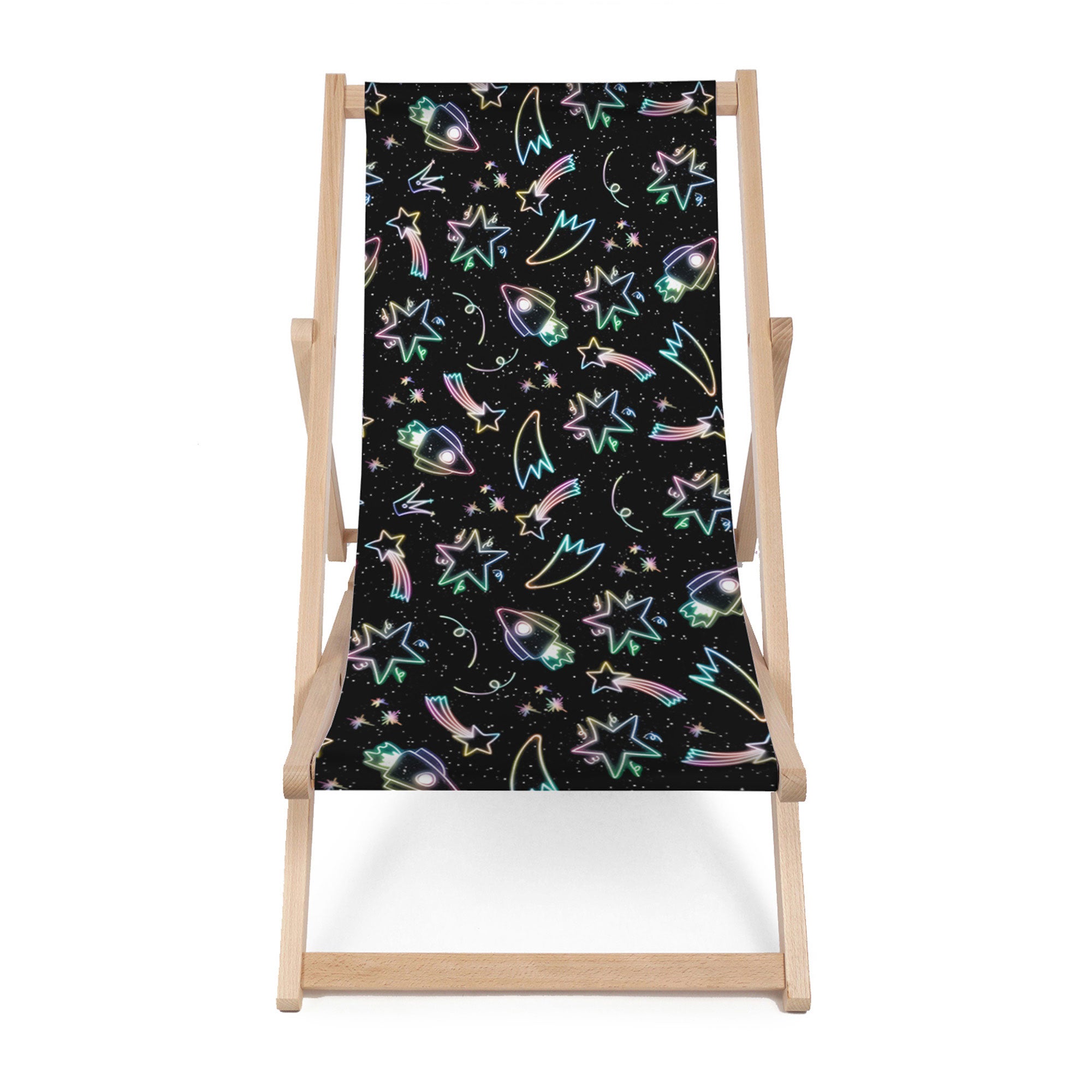 Leżak drewniany Neon Galaxy-M