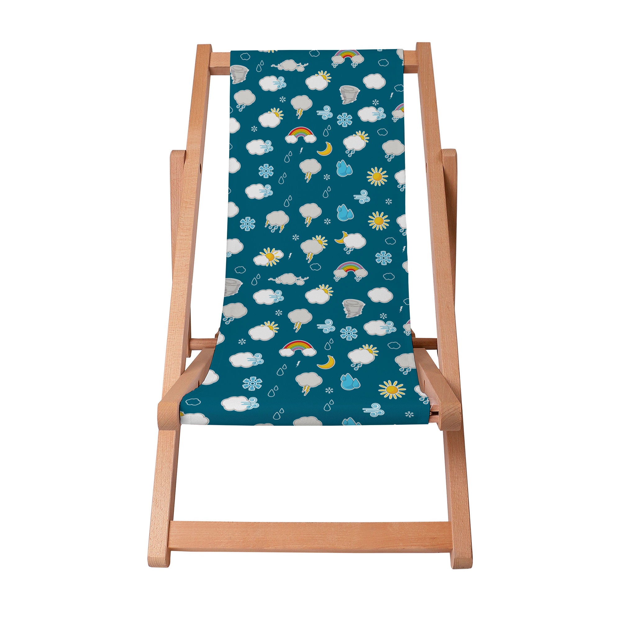 Wooden Deck Chair Rainy Weather-S
