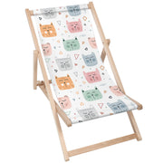 Leżak drewniany Sleepy Cats-M