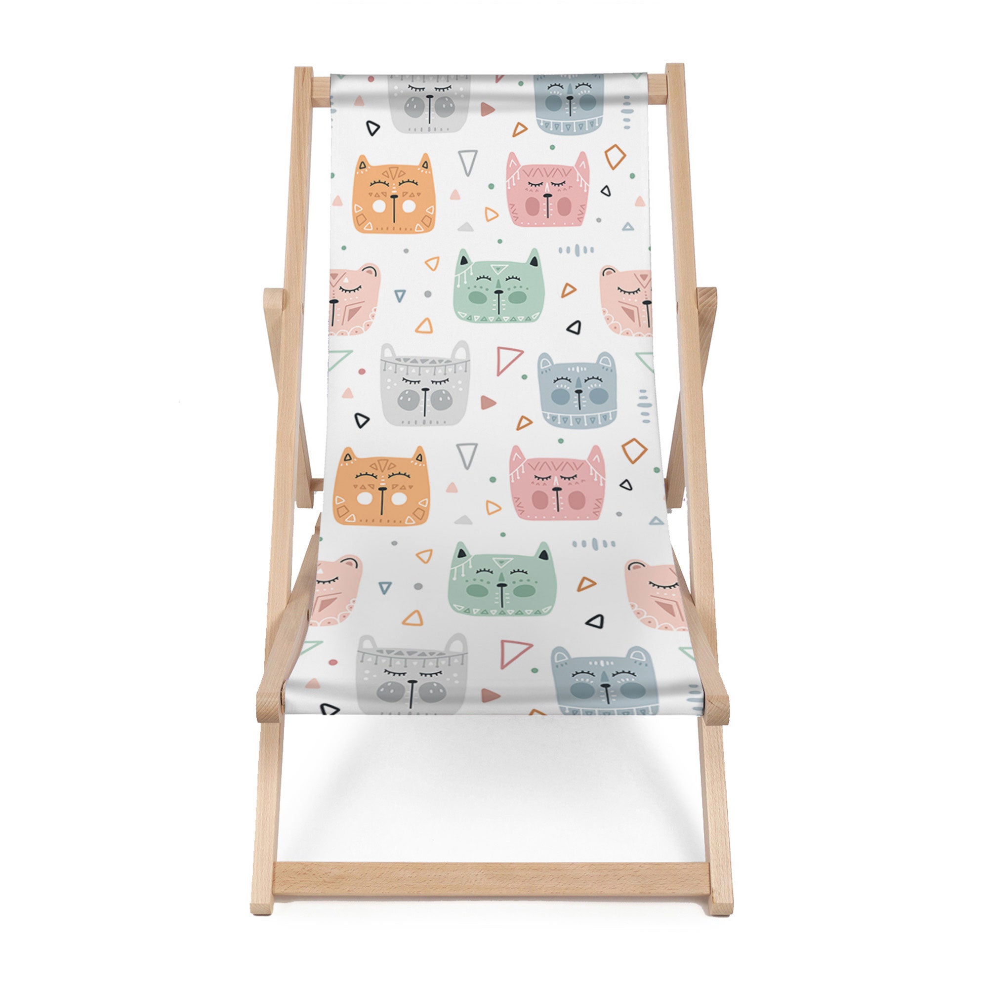 Leżak drewniany Sleepy Cats-M