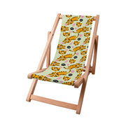Leżak drewniany Orange Tiger Roar-S