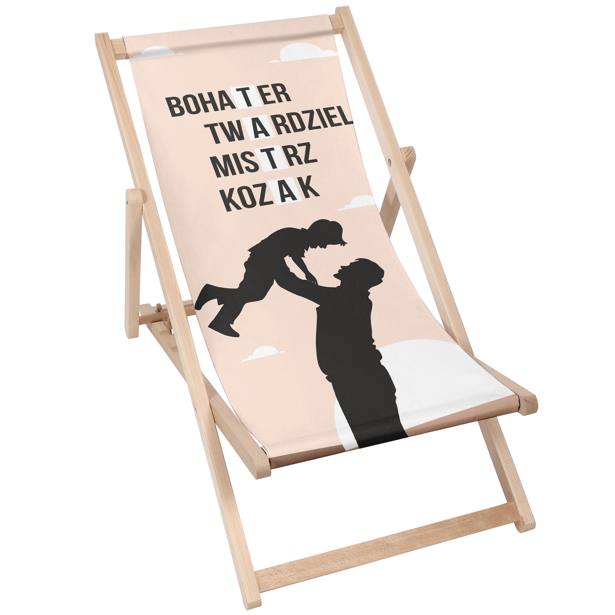 Leżak drewniany Bohater Tata