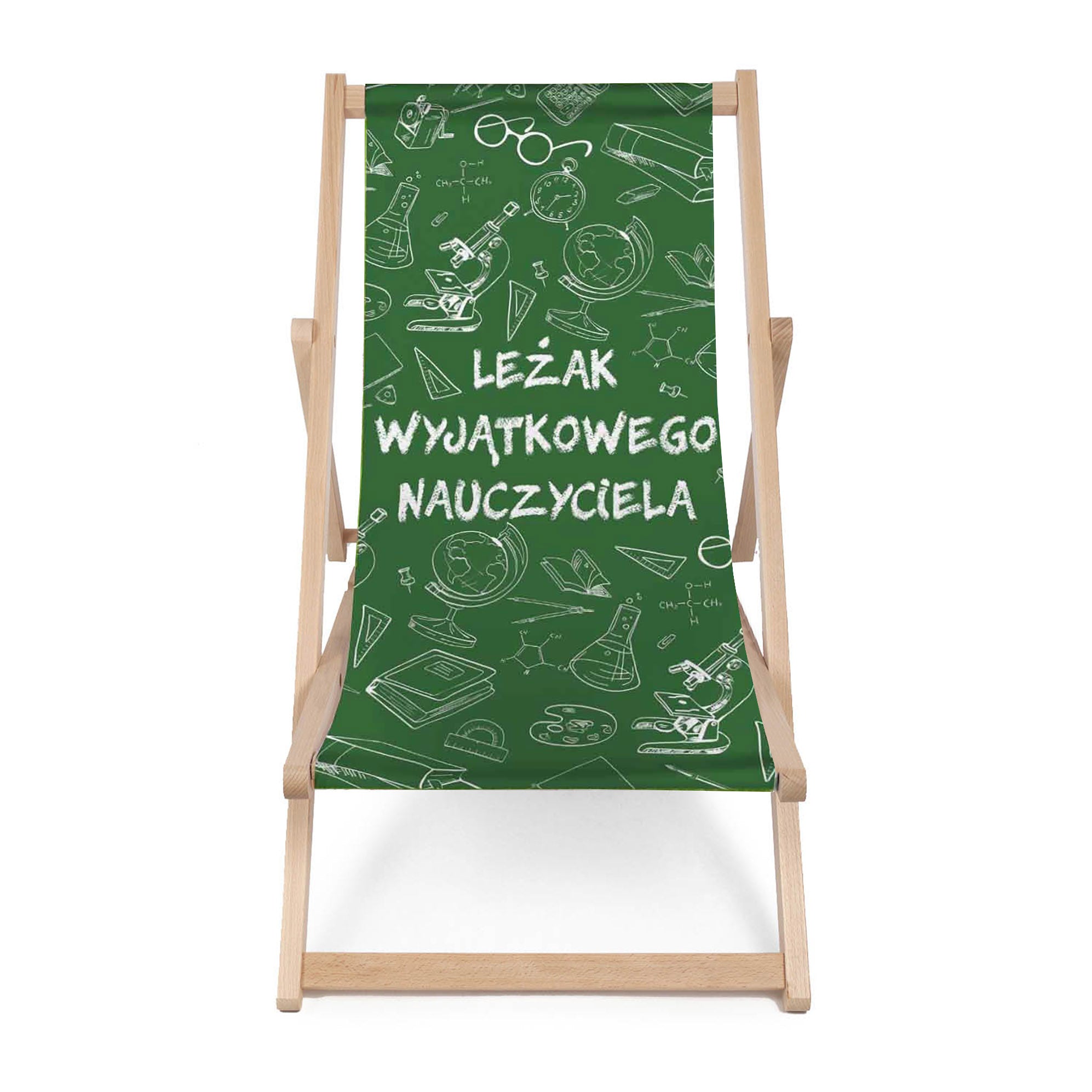 Leżak drewniany Leżak Wyjątkowego Nauczyciela