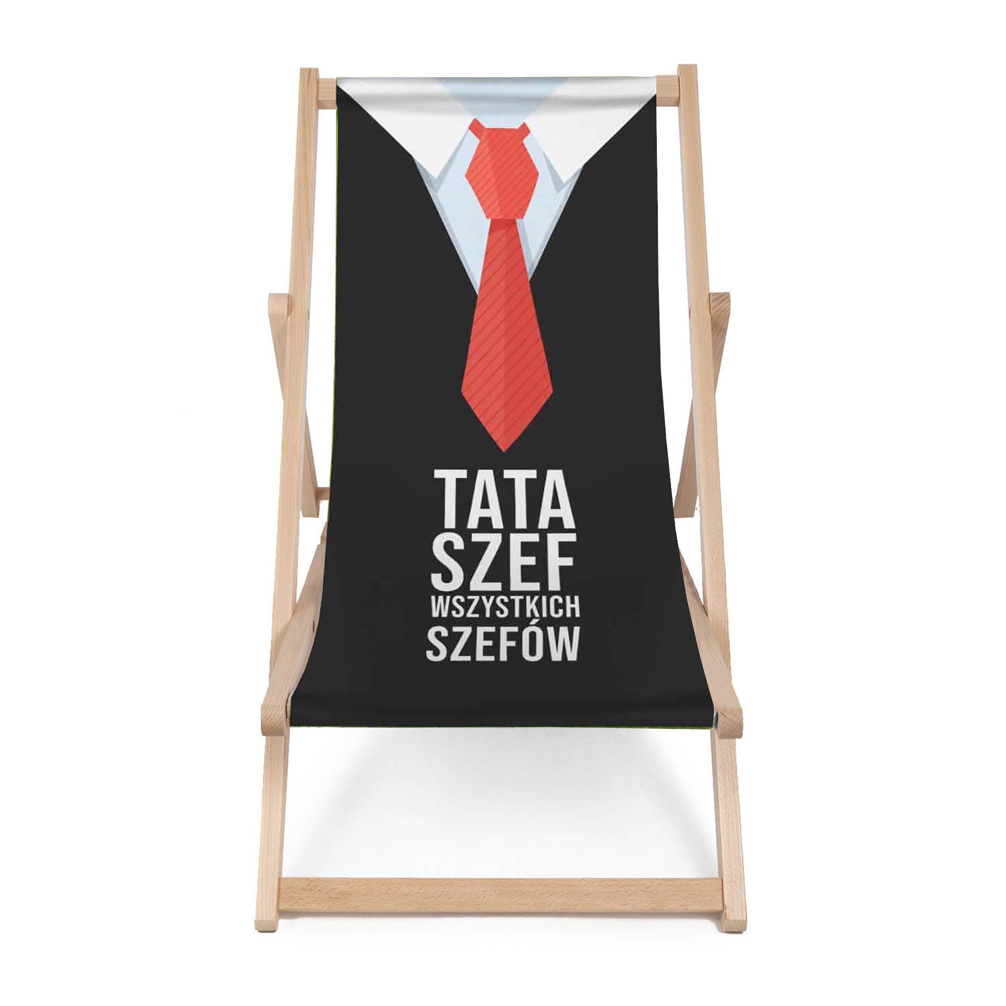 Leżak drewniany Tata Szef