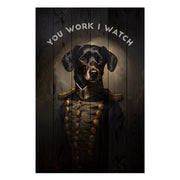Obraz Wood You work I watch-30x30 cm