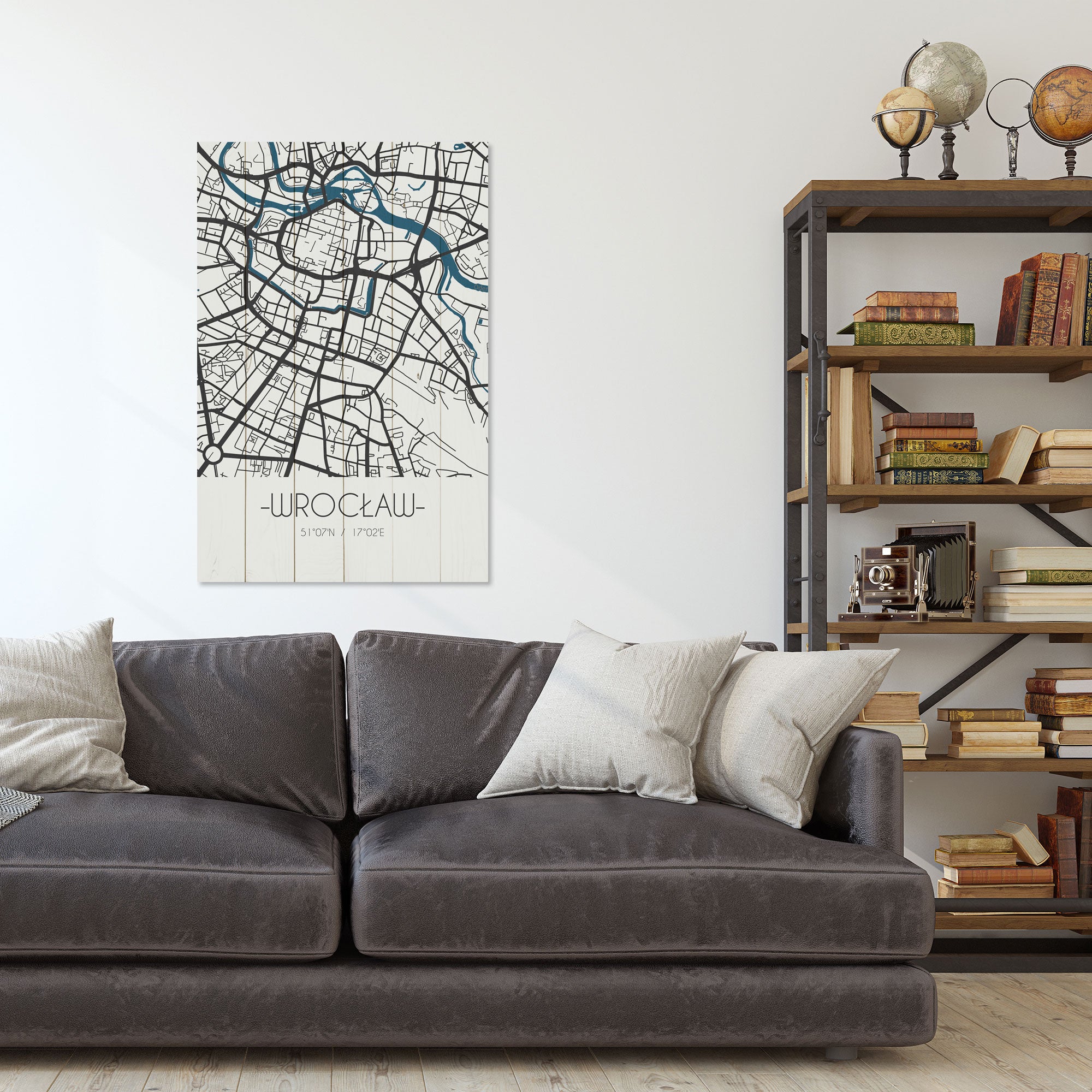 Obraz Wood Wrocław-40x60 cm
