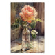 Bild Holz Aquarell Vintage Rose-50x70 cm