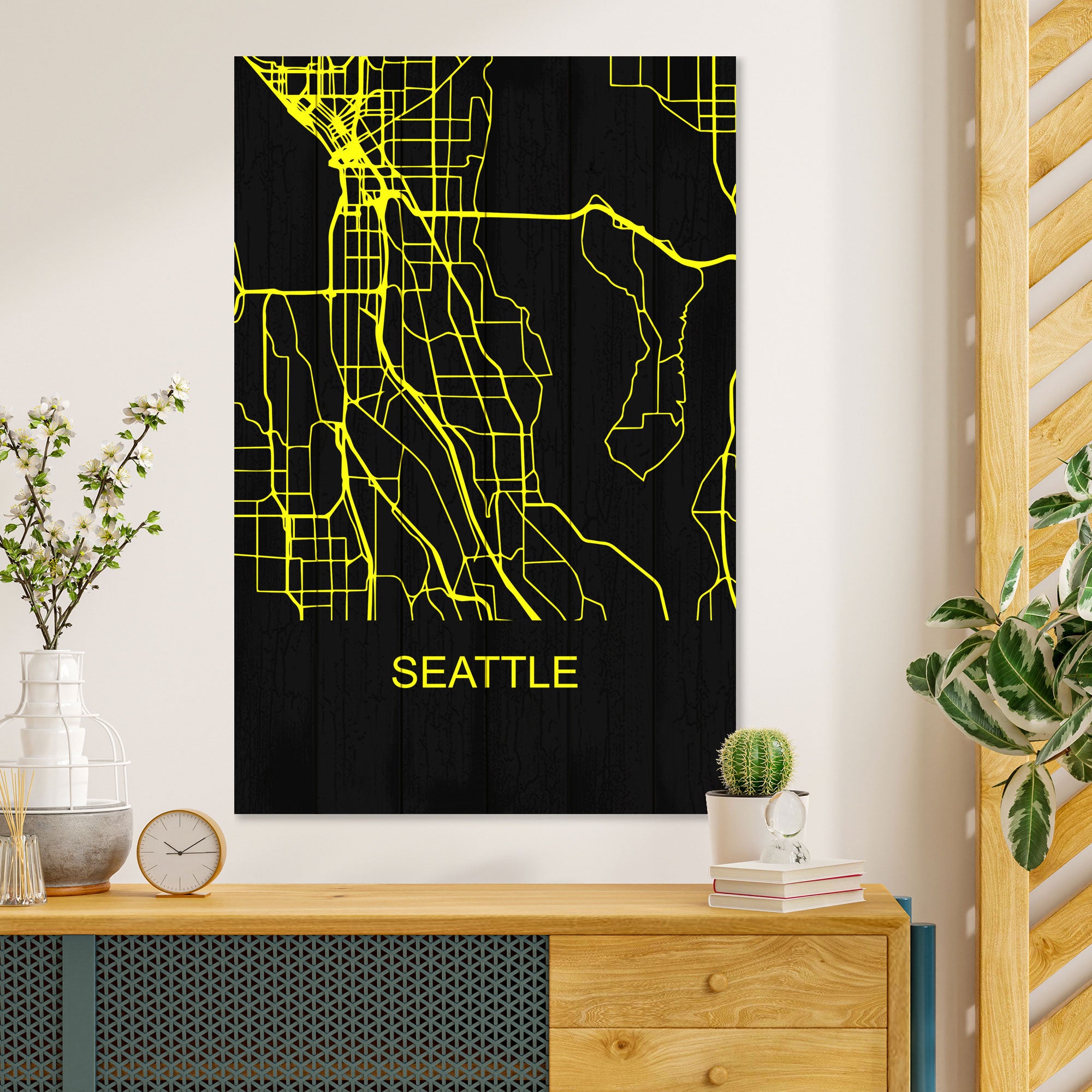 Obraz Wood Seattle-50x70 cm