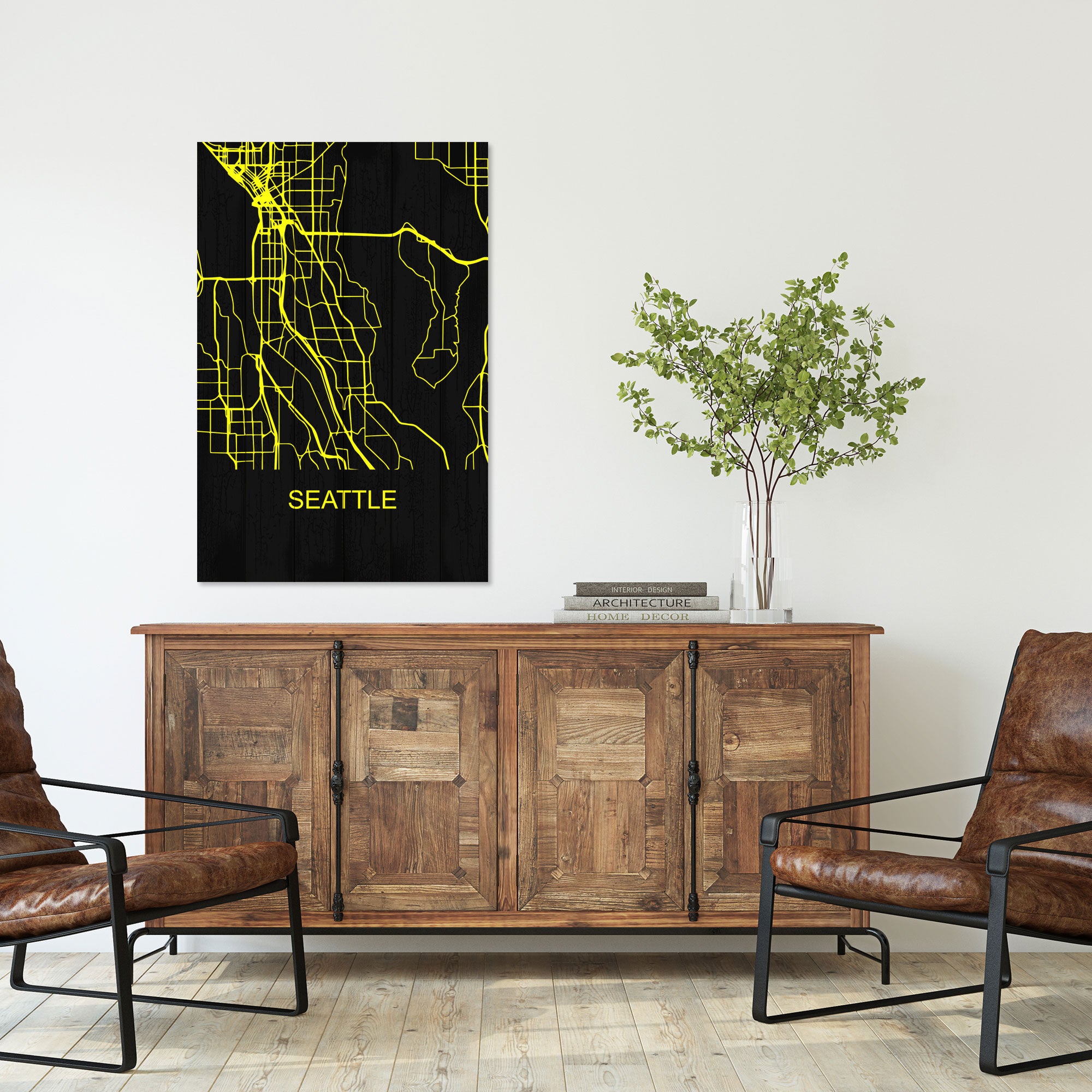 Obraz Wood Seattle-30x40 cm