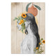 Obraz Wood Woman with Head in Flowers-30x40 cm