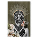 Obraz Wood Woman with Butterfly Face