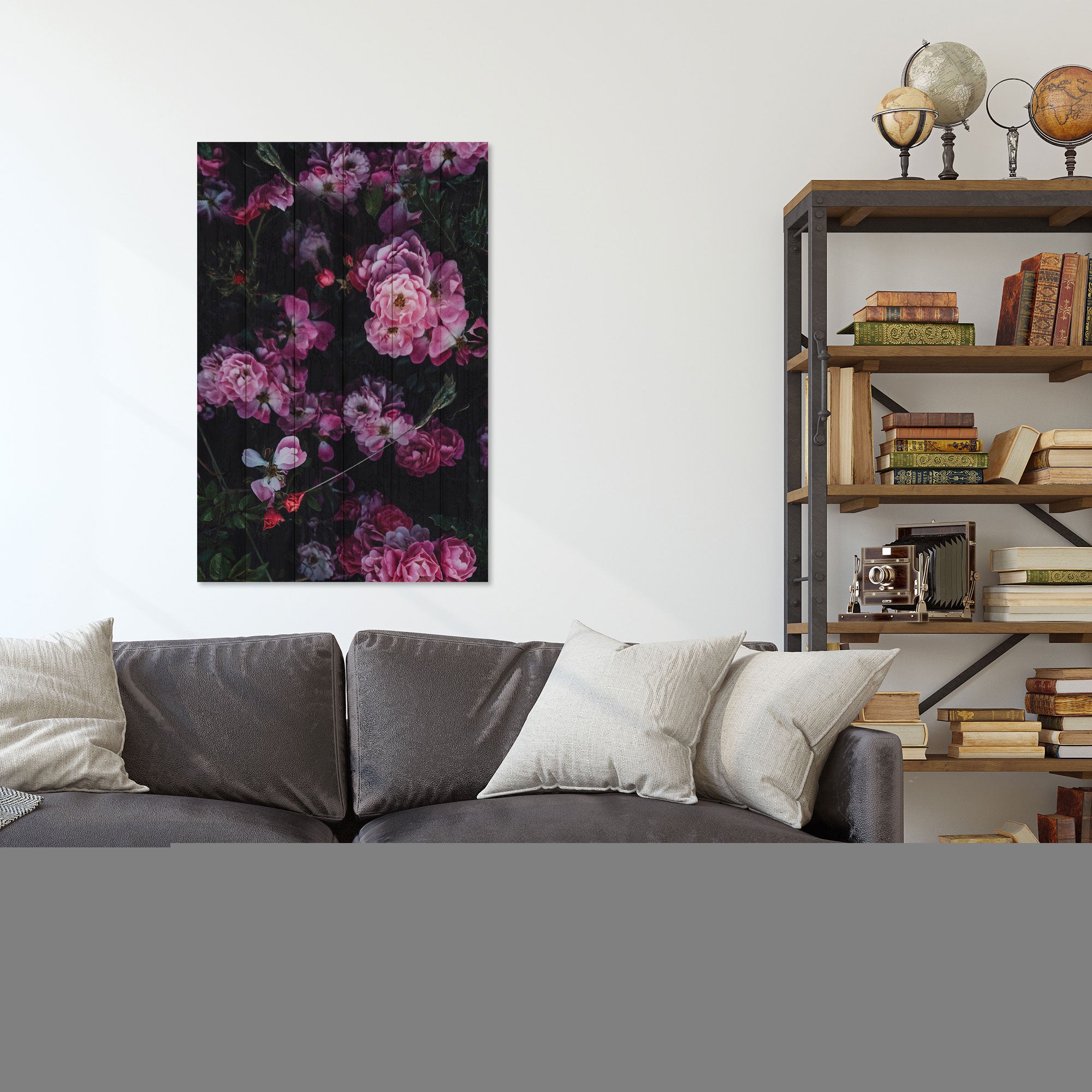 Obraz Wood Wild Bloom-50x70 cm