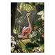 Wood Picture Tropical Flamingo-20x30 cm