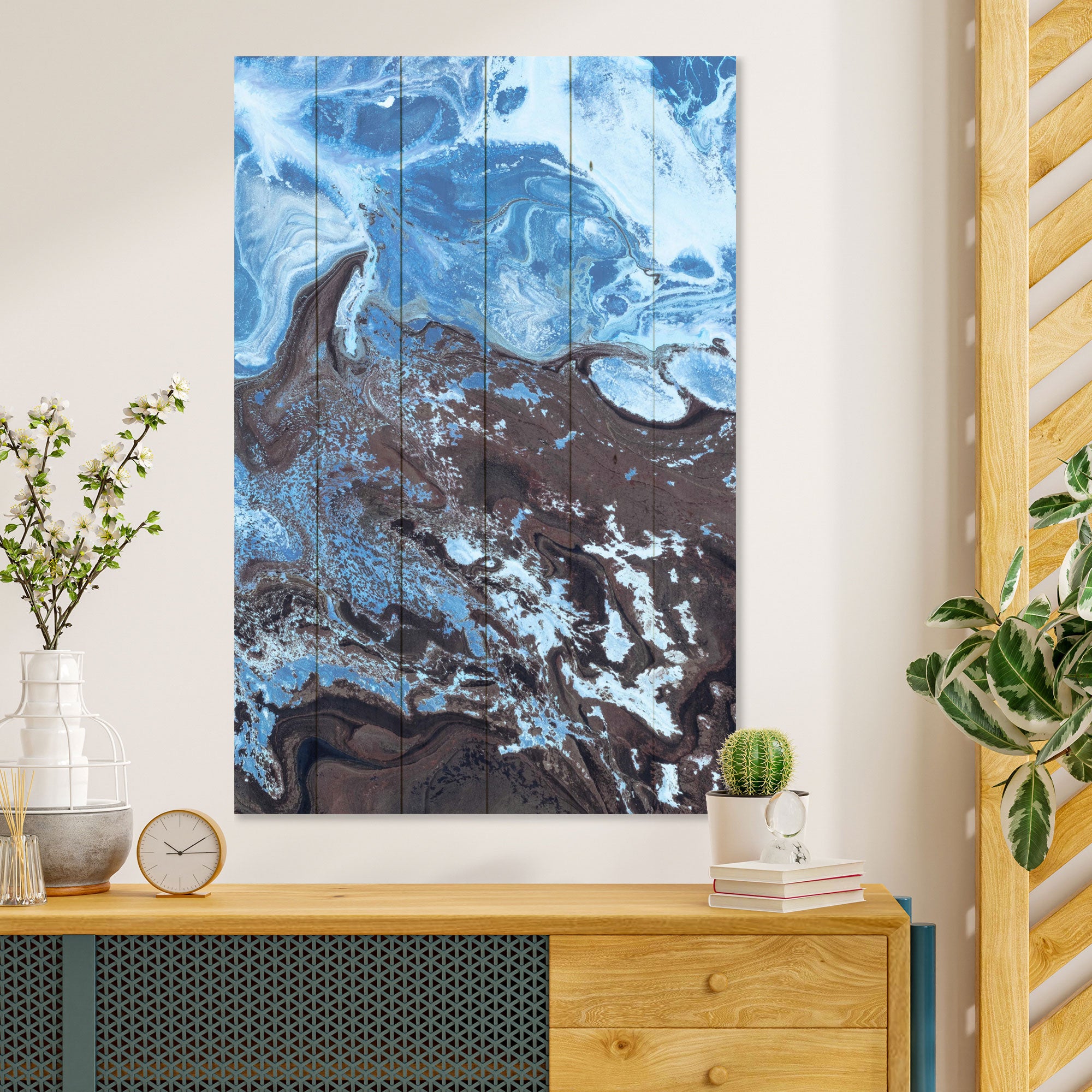 Wood Picture Water-70x90 cm