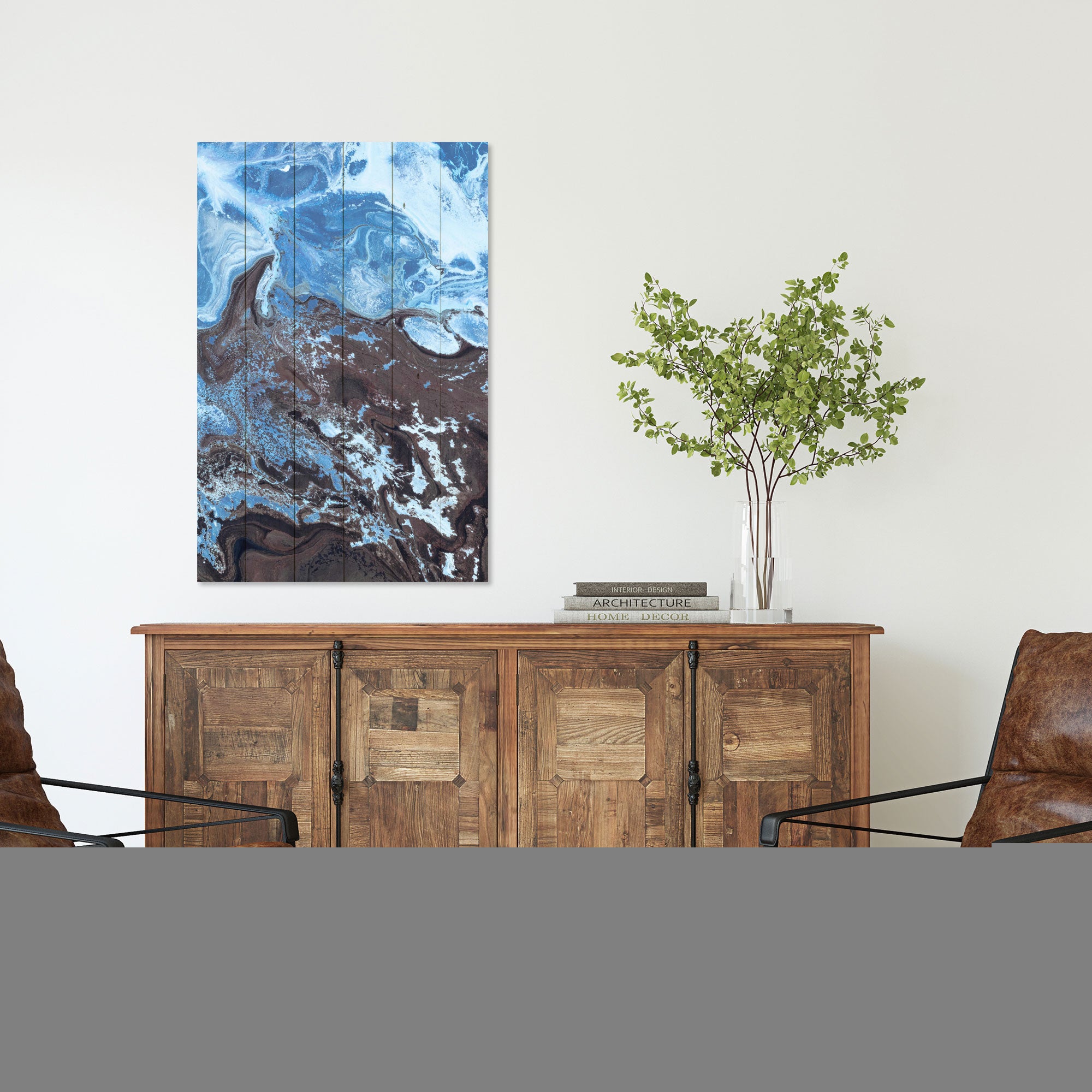 Wood Picture Water-30x40 cm