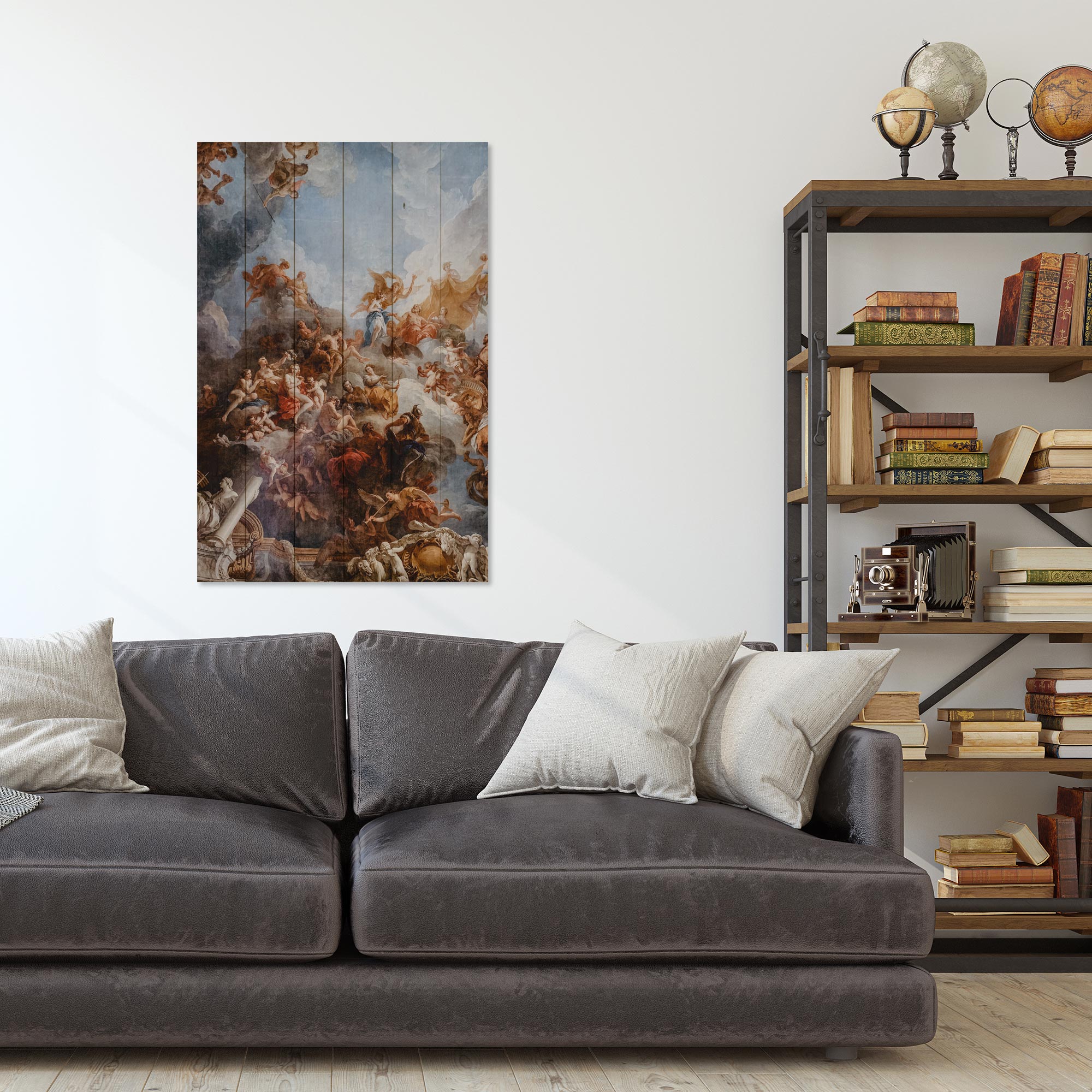 Bild Holz Das Werk von Michelangelo-50x70 cm