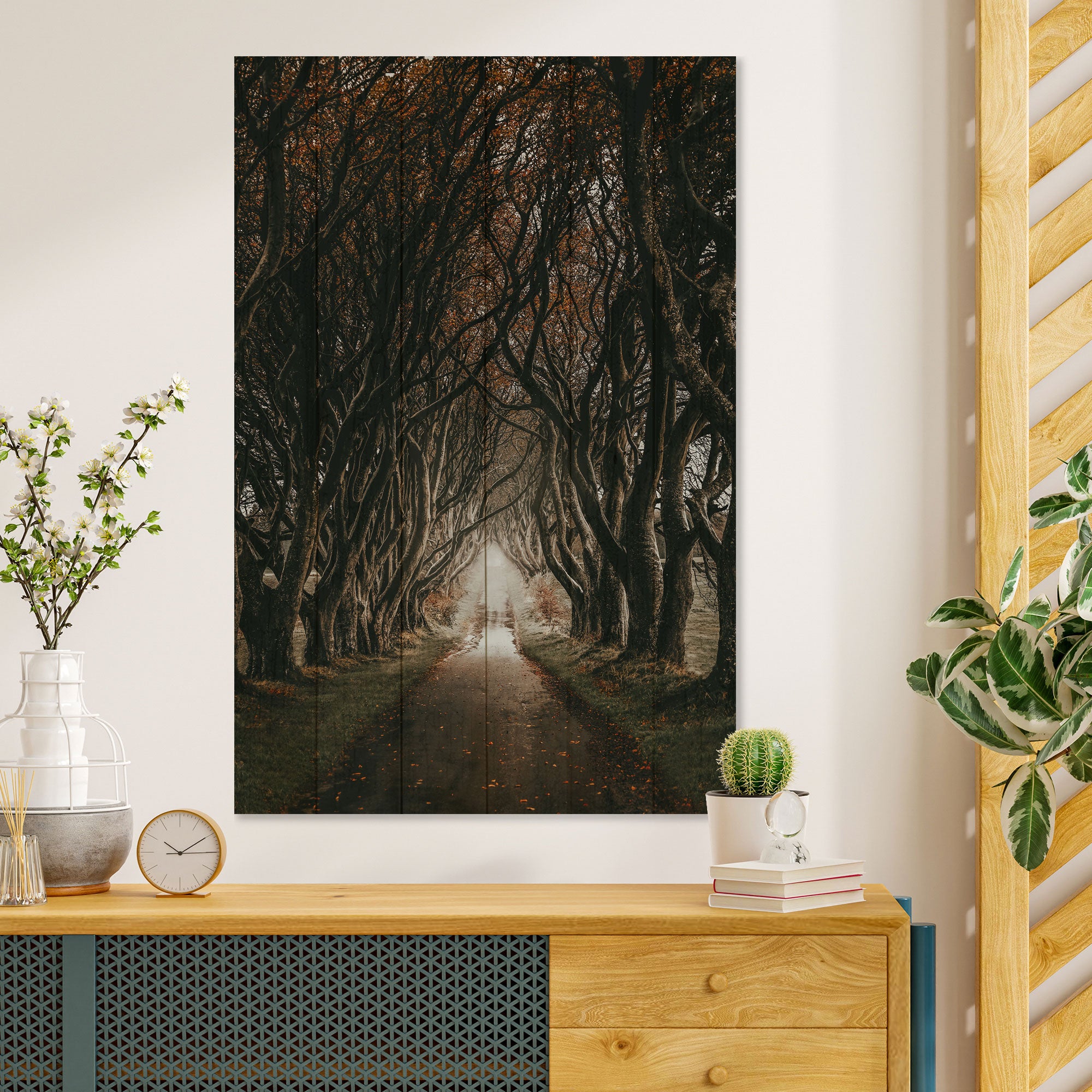 Obraz Wood Road among the Trees-30x40 cm