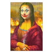 Wood Picture Mona Lisa Collage Jocker-70x90 cm