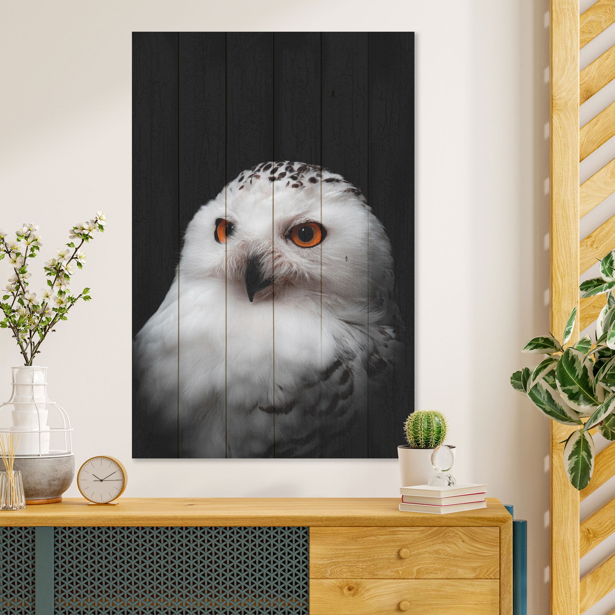 Obraz Wood Owl Portrait-50x70 cm