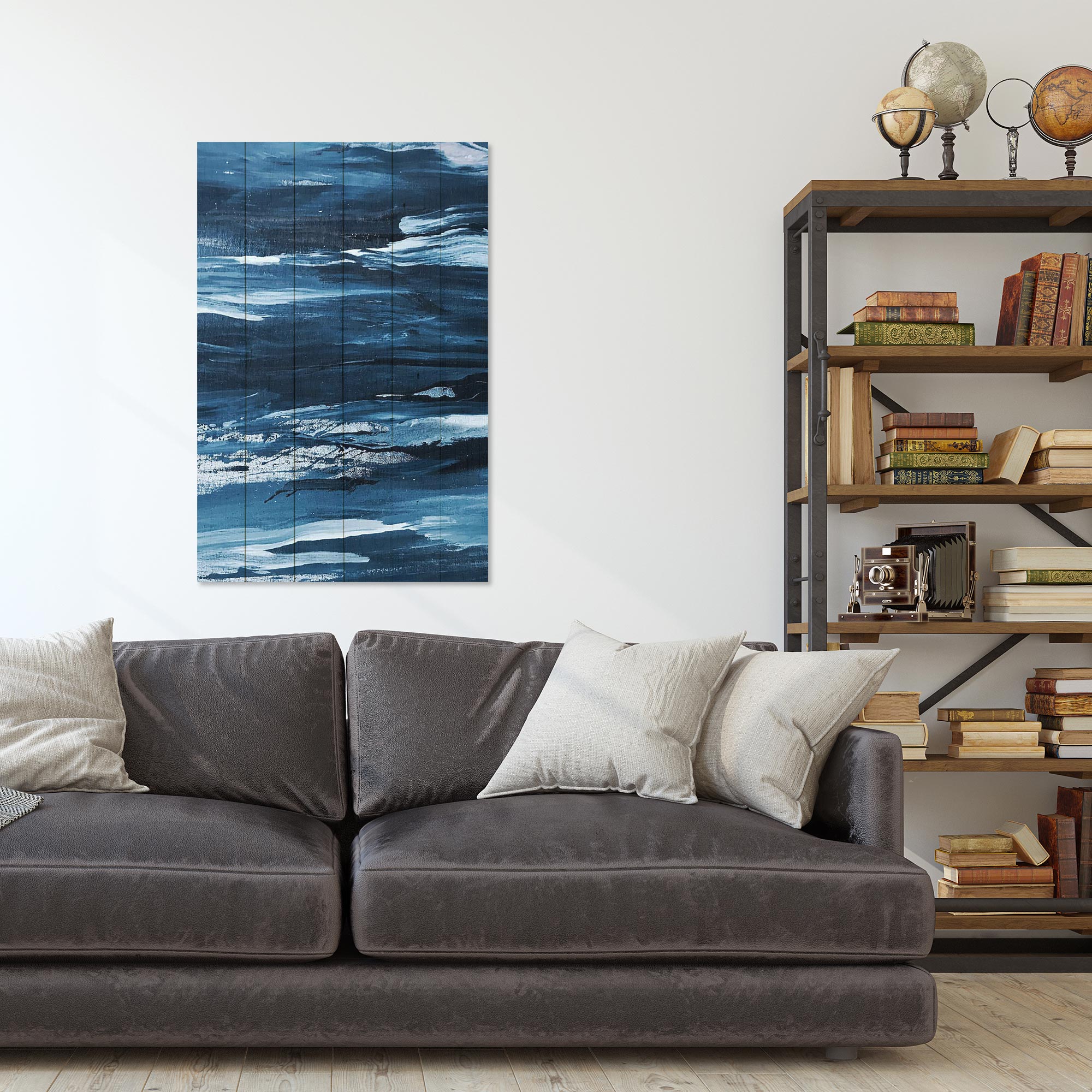 Bild Wood Raues Meer-30x40 cm