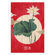 Wood Picture Japanese Collage Red-20x30 cm