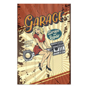 Obraz Wood Garage Service and Repair-40x60 cm