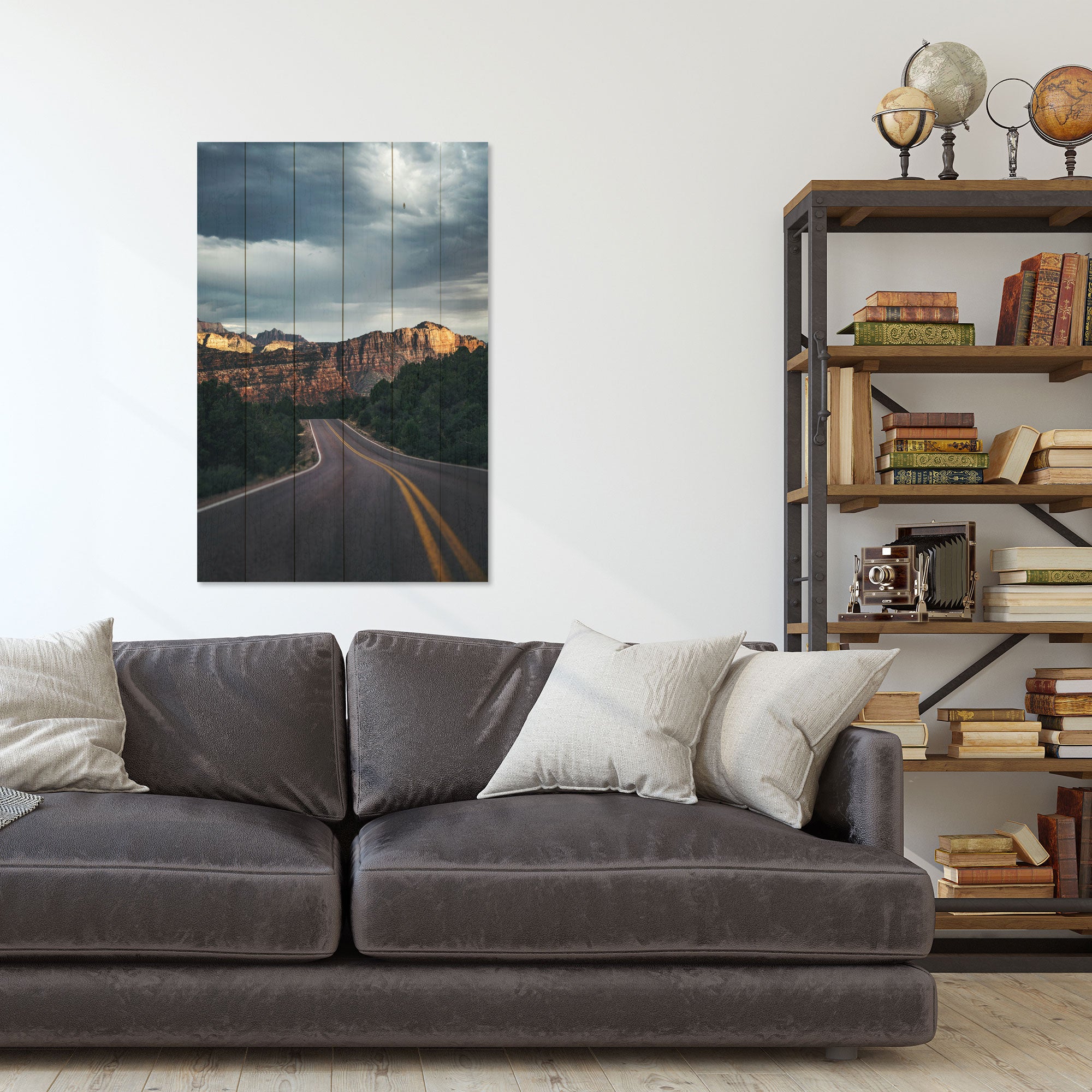 Obraz Wood Scenic Road in the Mountains