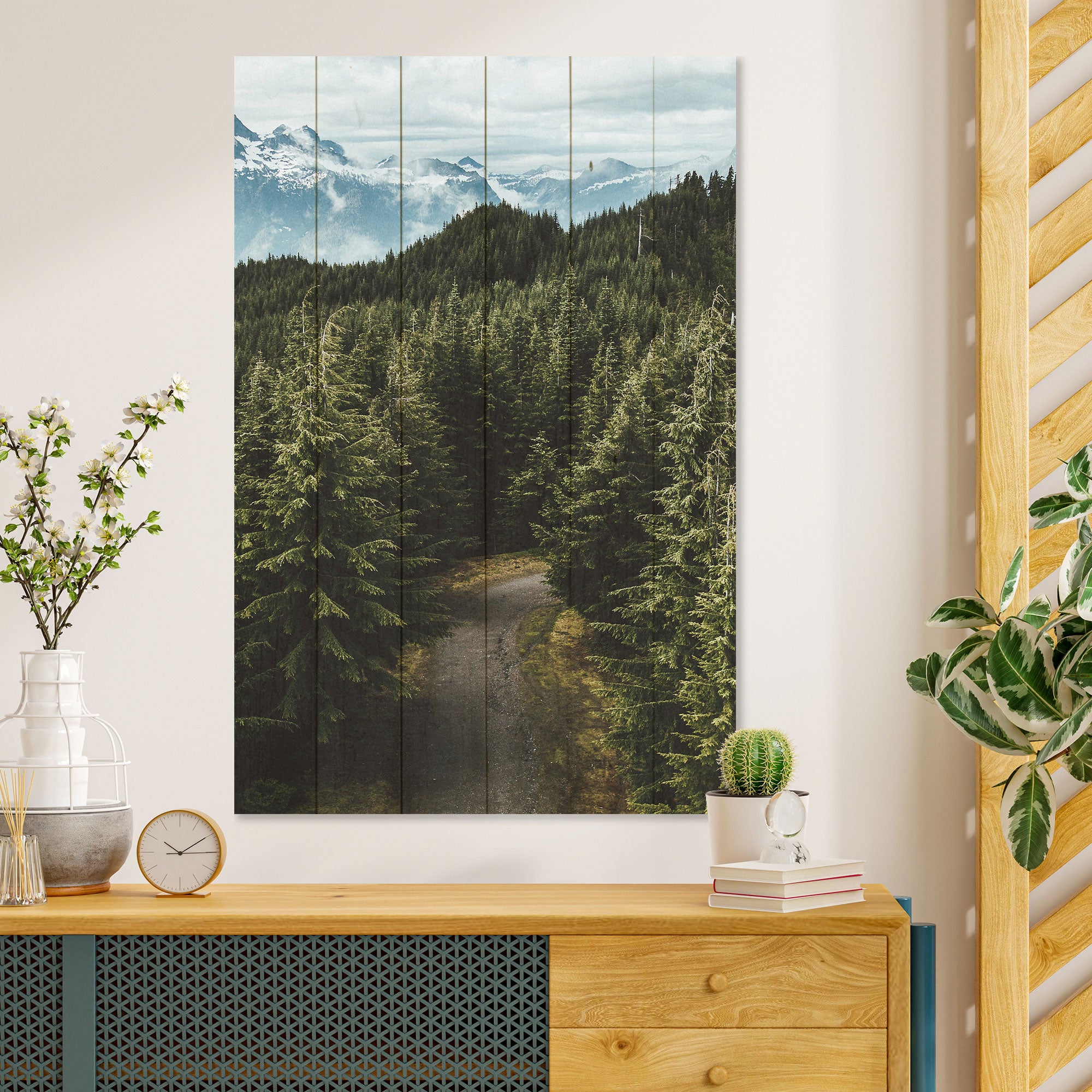 Obraz Wood Forest Track-20x30 cm