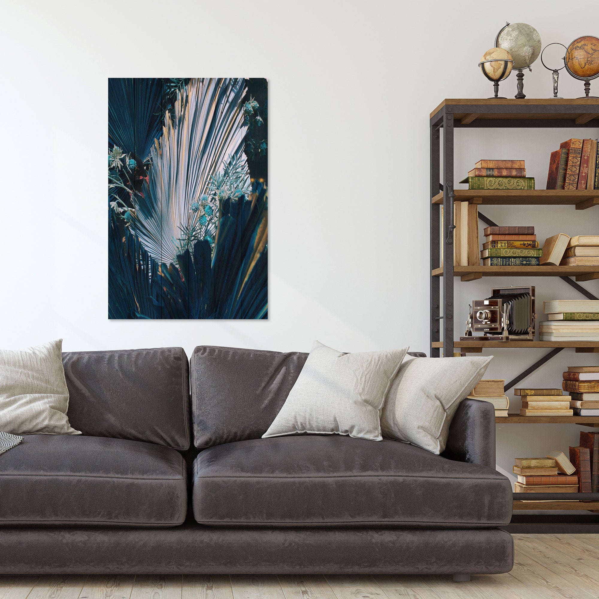 Obraz Wood Květní kompozice-50x70 cm