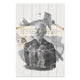 Obraz Wood Old Man and Little Kids-60x90 cm