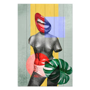 Obraz Wood Colorful Vintage Collage Design-50x70 cm