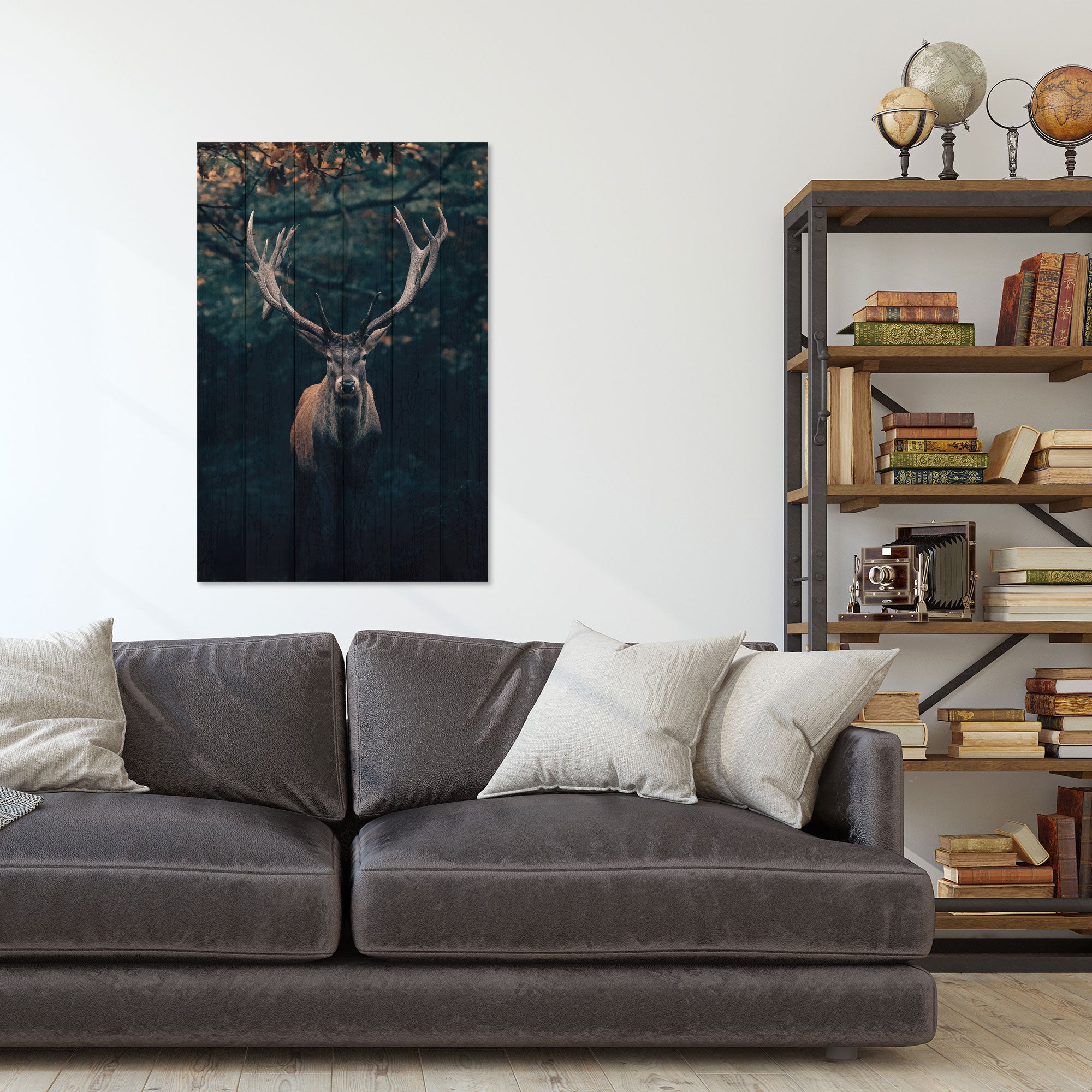 Obraz Wood Deer-40x60 cm